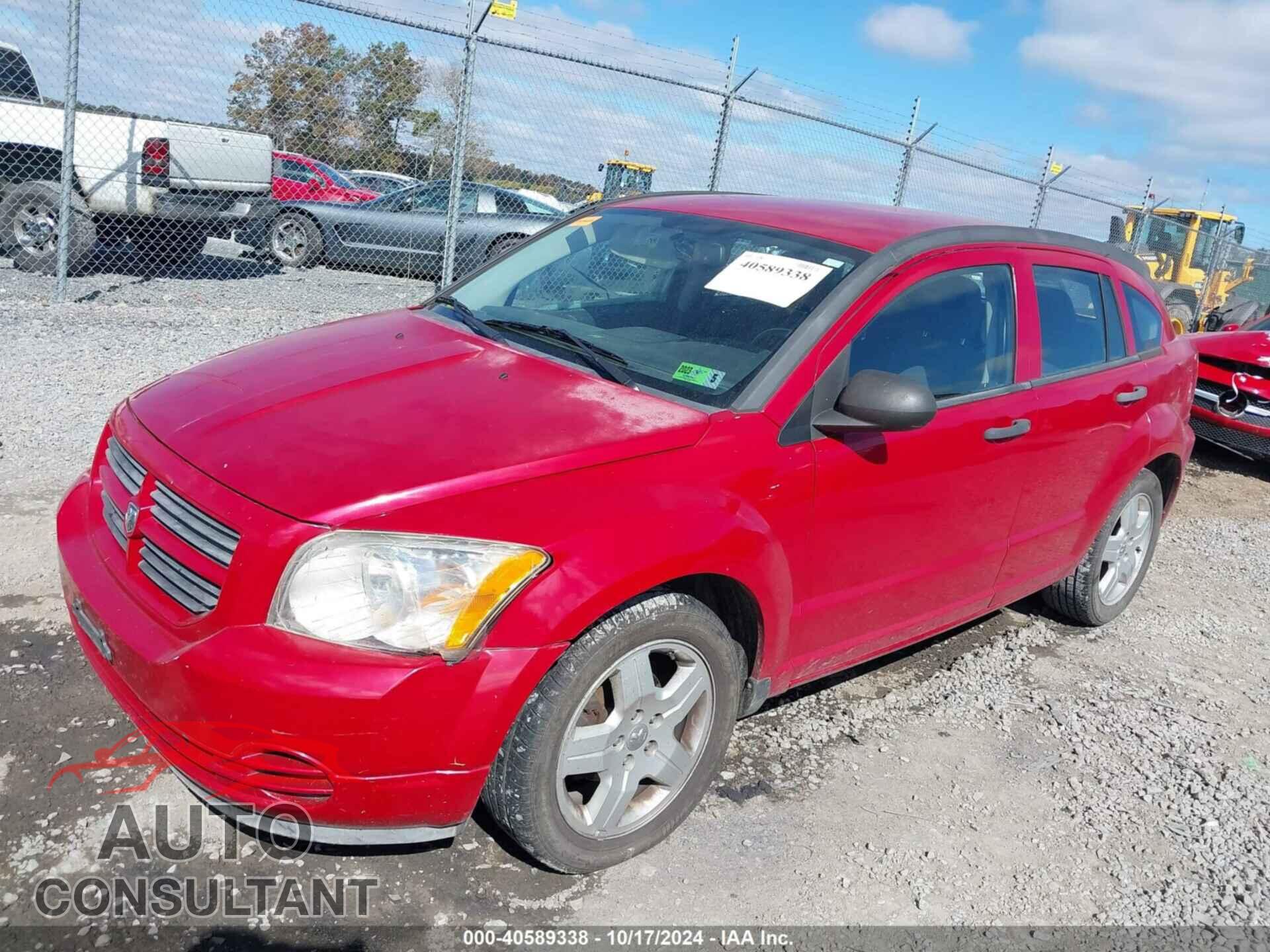 DODGE CALIBER 2012 - 1C3CDWBA3CD534279