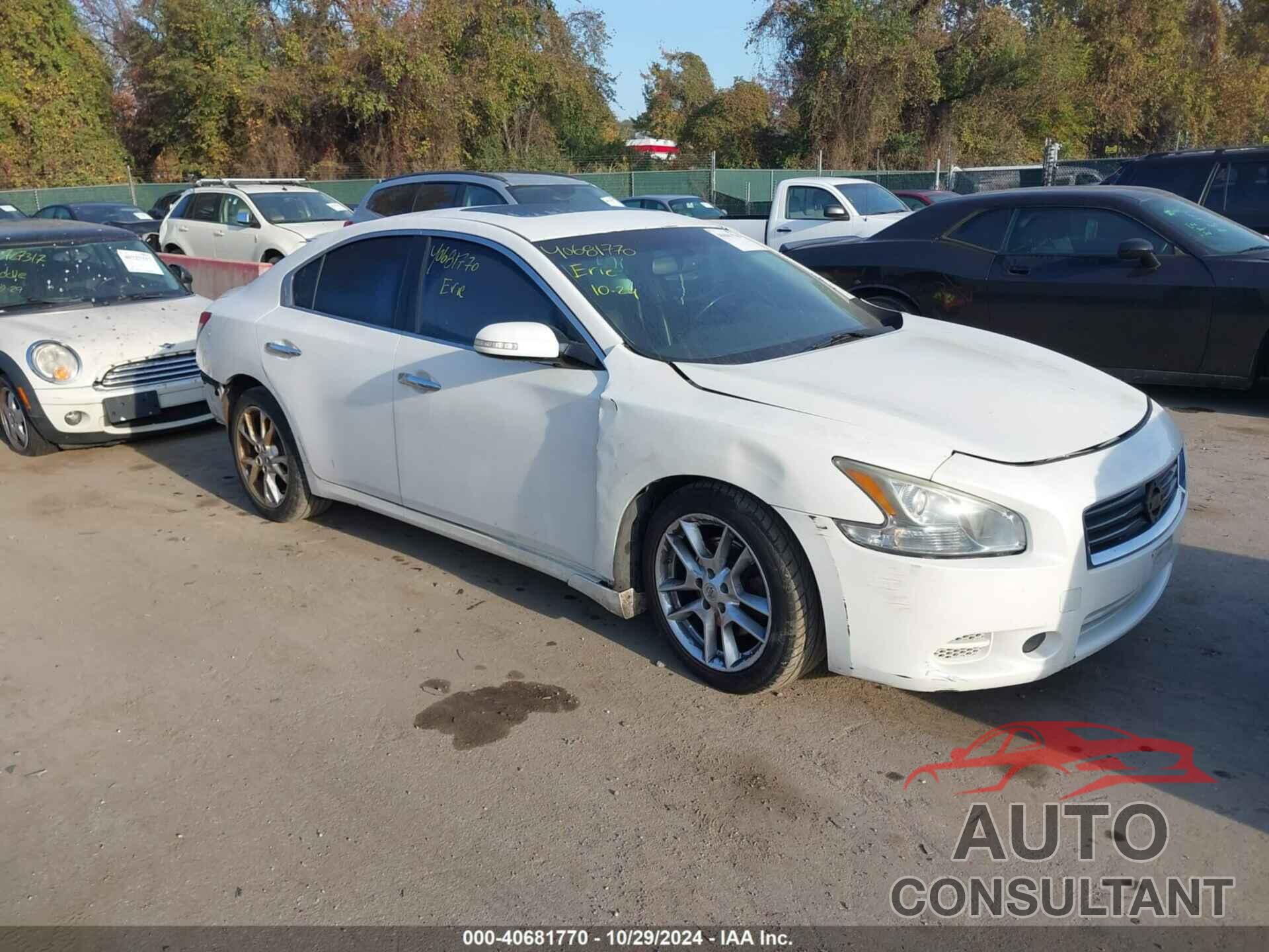 NISSAN MAXIMA 2009 - 1N4AA51E99C859825