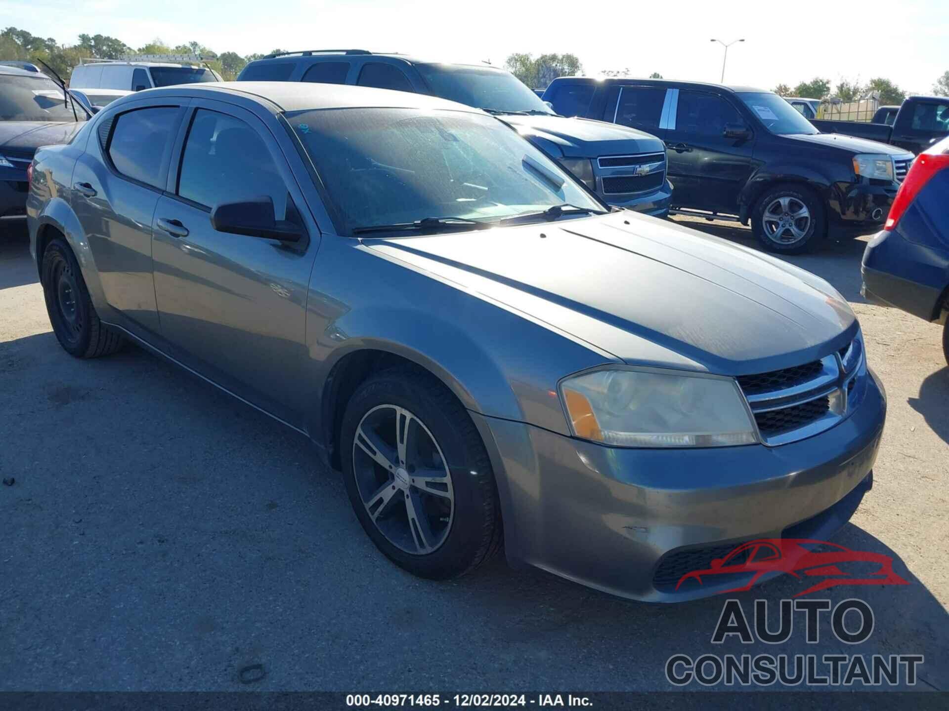 DODGE AVENGER 2012 - 1C3CDZAB9CN114905