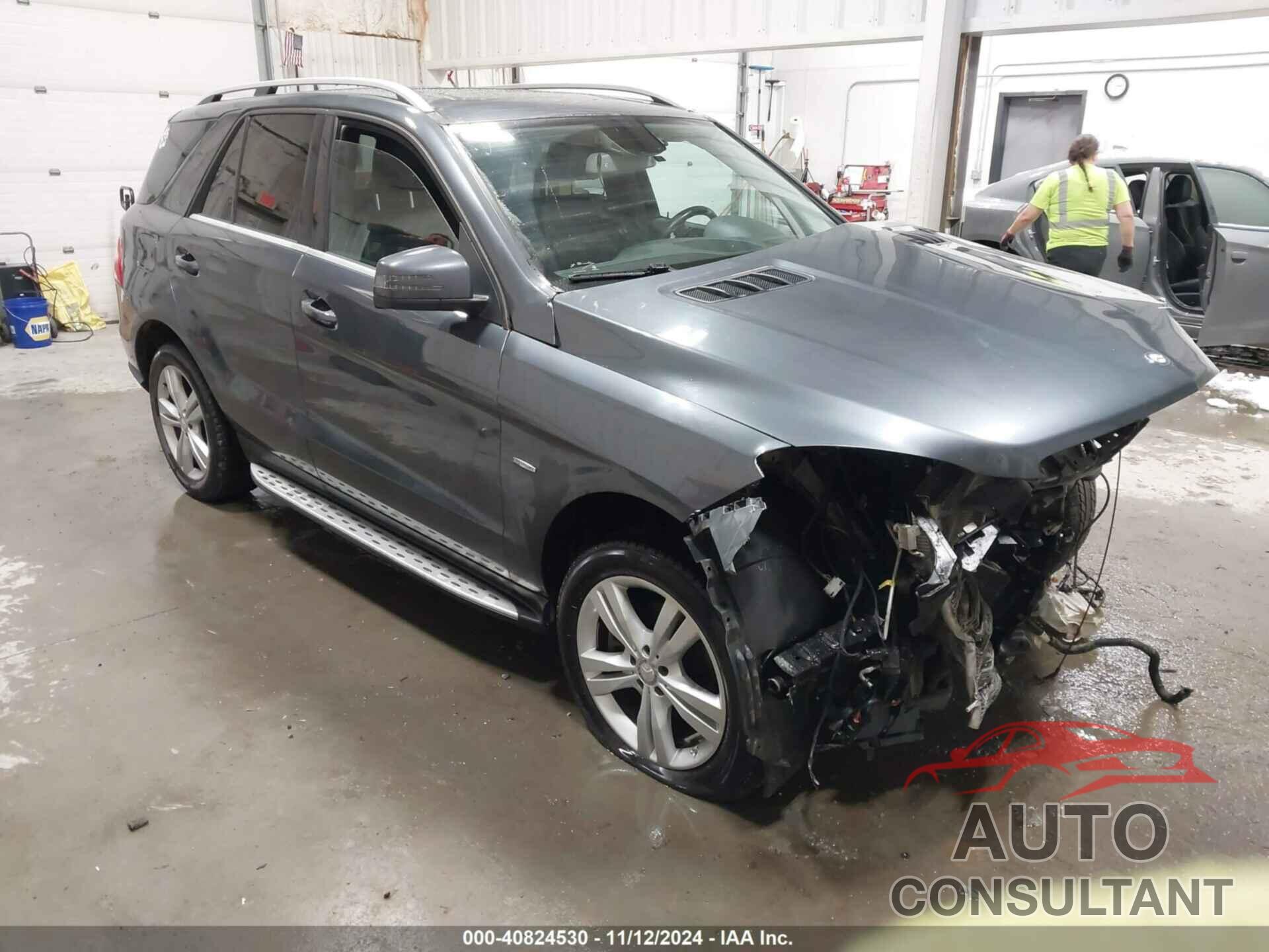 MERCEDES-BENZ ML 350 2012 - 4JGDA5HB1CA035092