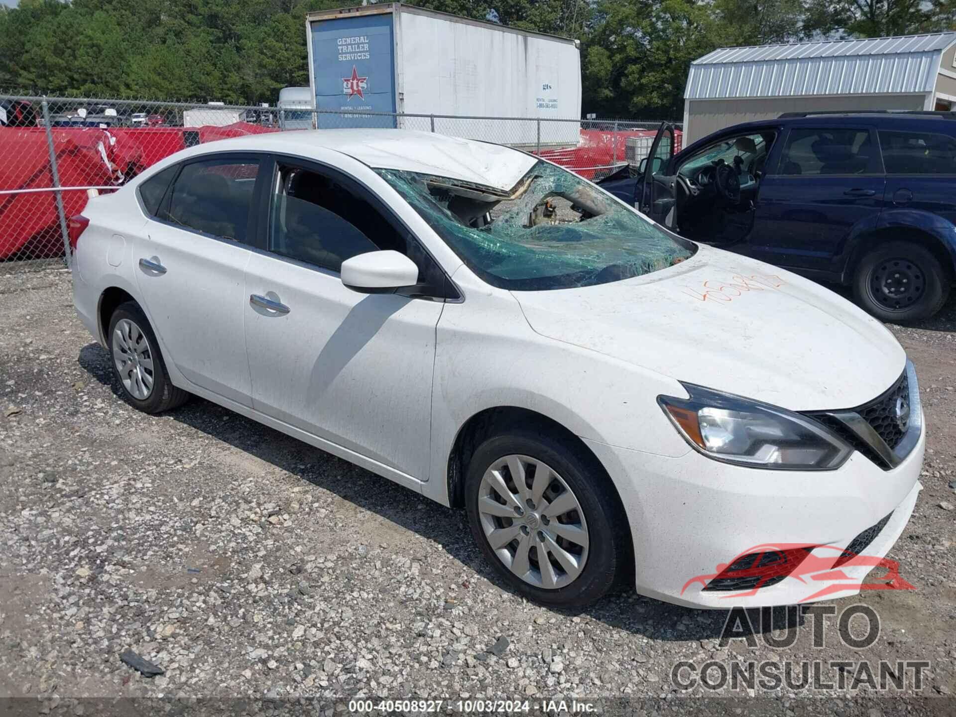 NISSAN SENTRA 2019 - 3N1AB7AP8KY293337