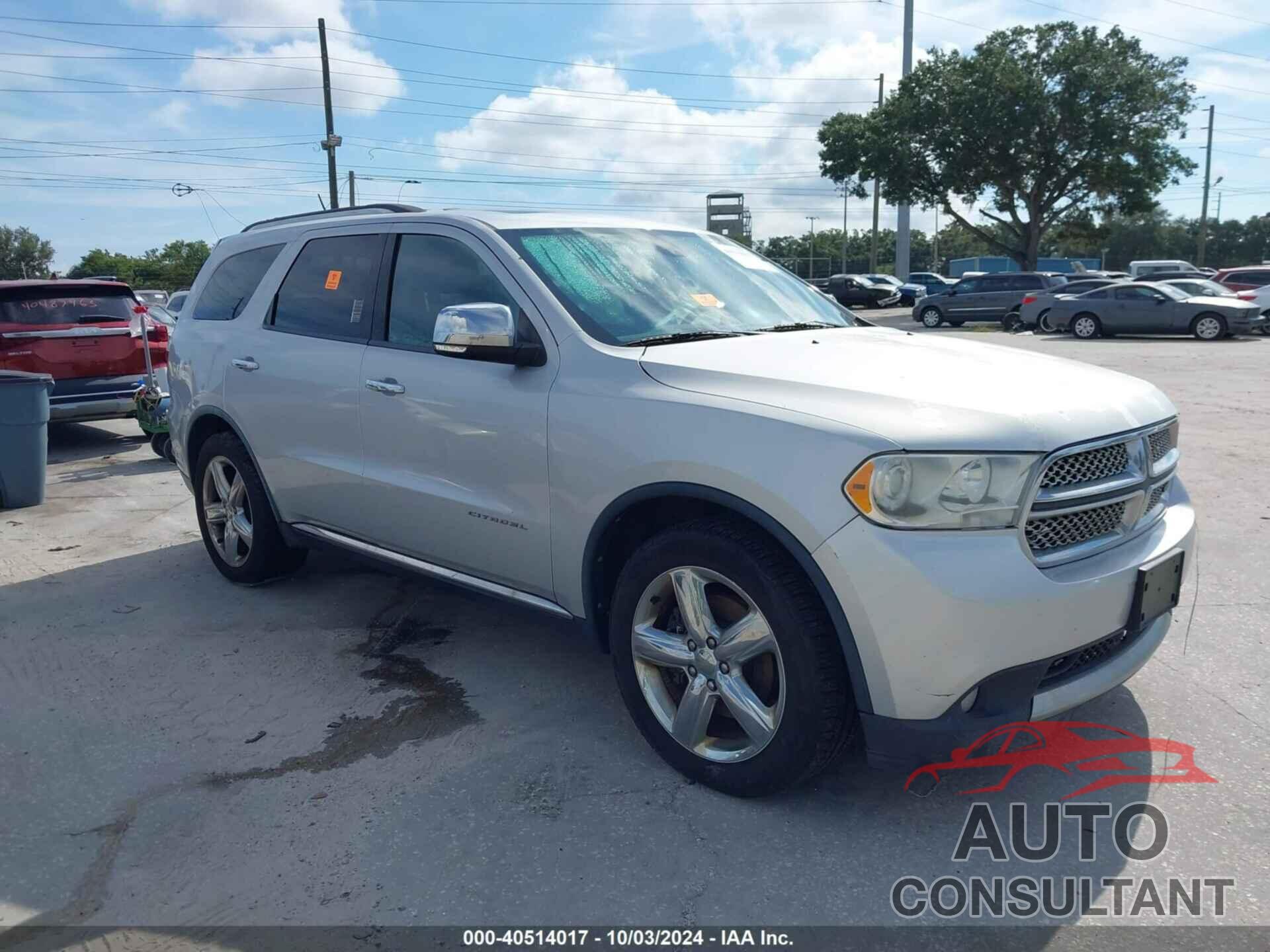 DODGE DURANGO 2011 - 1D4SE5GT5BC638482