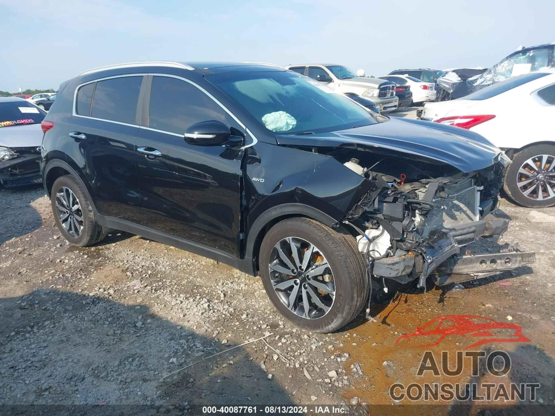 KIA SPORTAGE 2017 - KNDPNCAC7H7175939