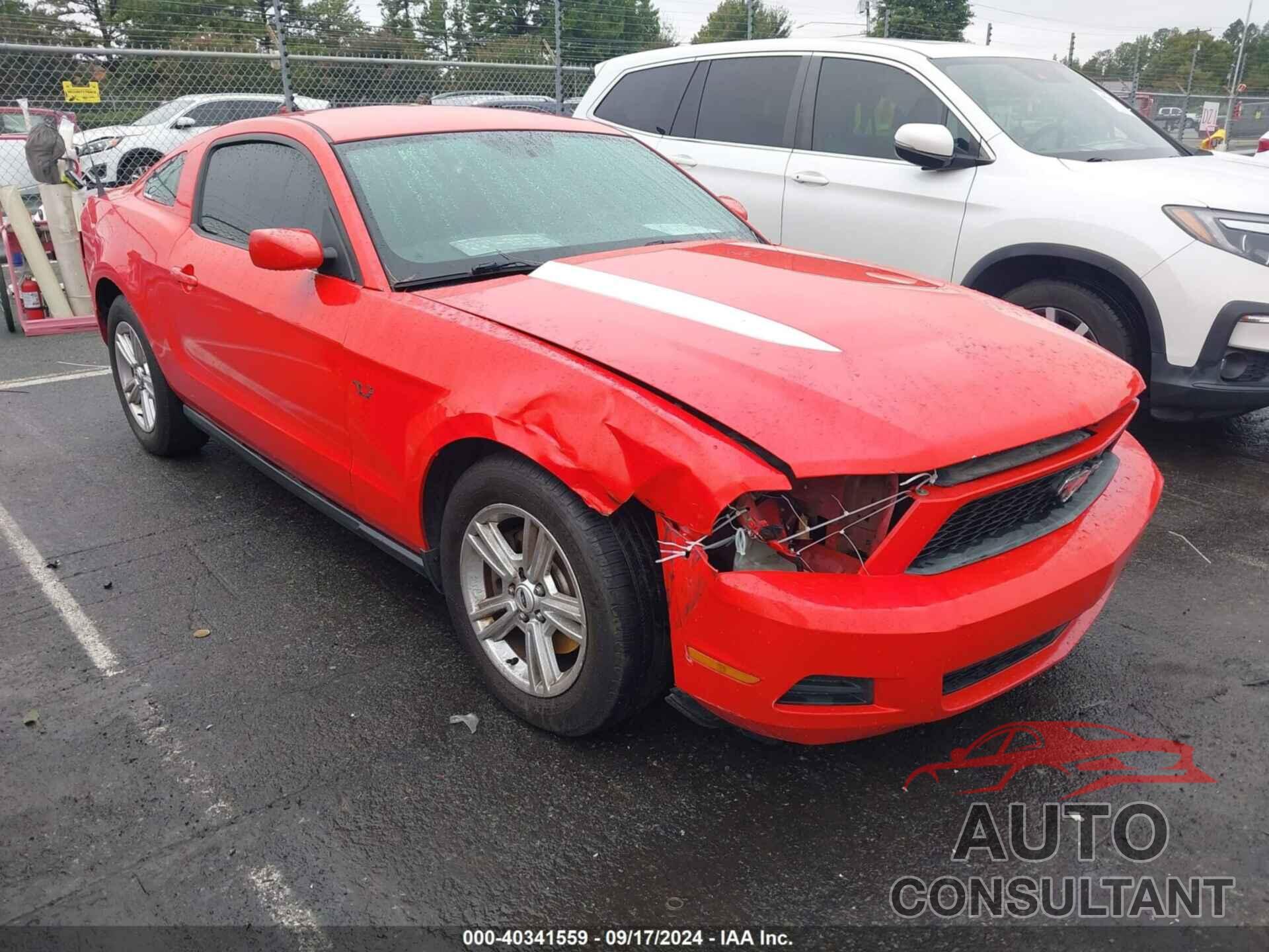 FORD MUSTANG 2012 - 1ZVBP8AM3C5202839