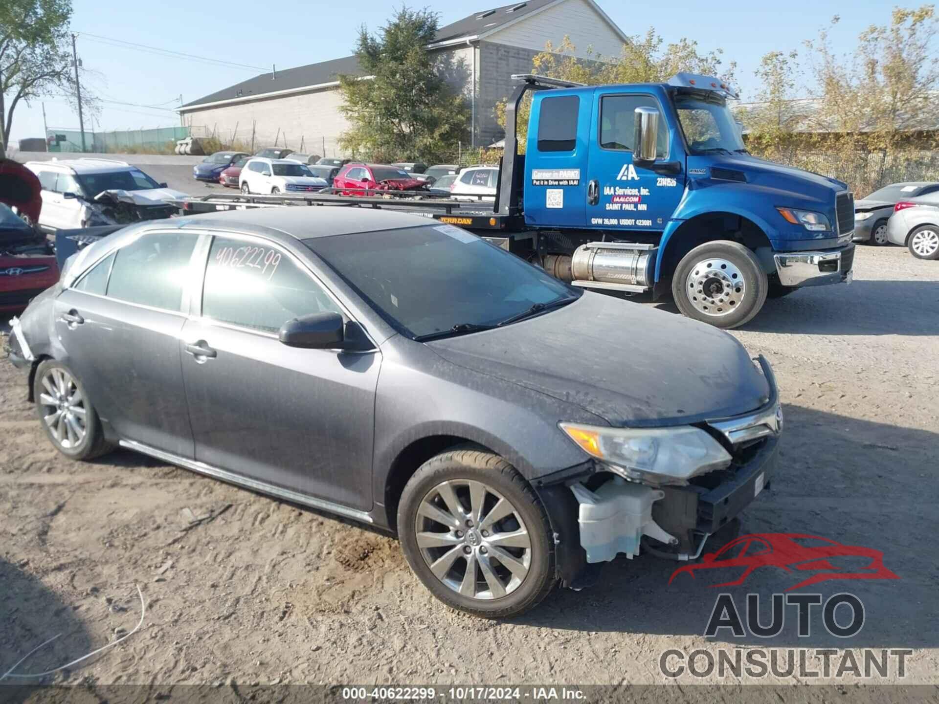 TOYOTA CAMRY 2012 - 4T1BF1FK4CU156301