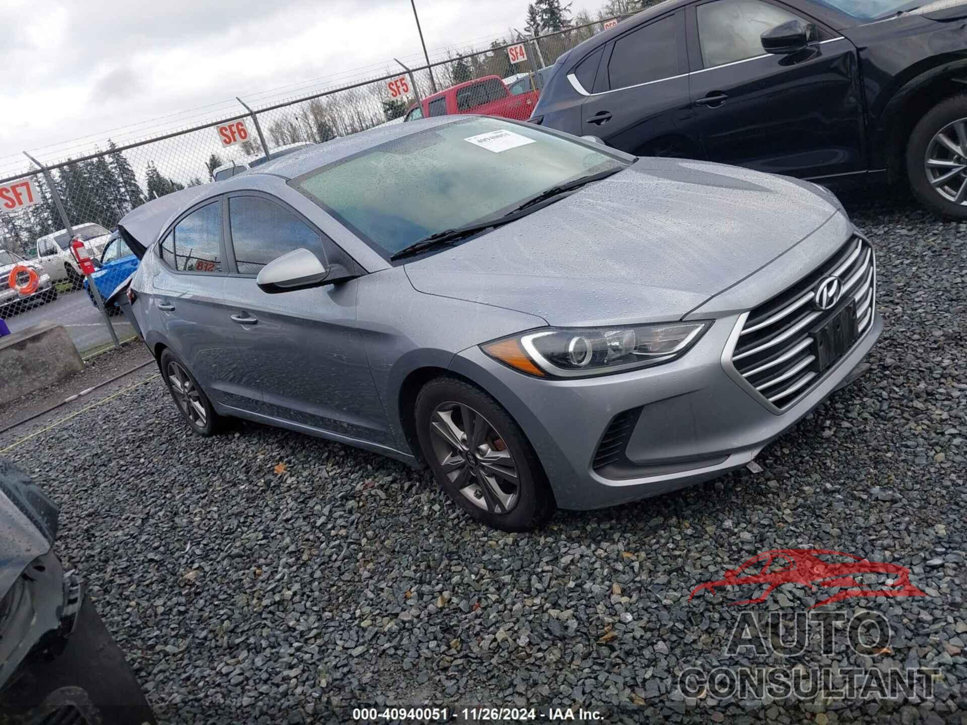 HYUNDAI ELANTRA 2017 - 5NPD84LF2HH177441