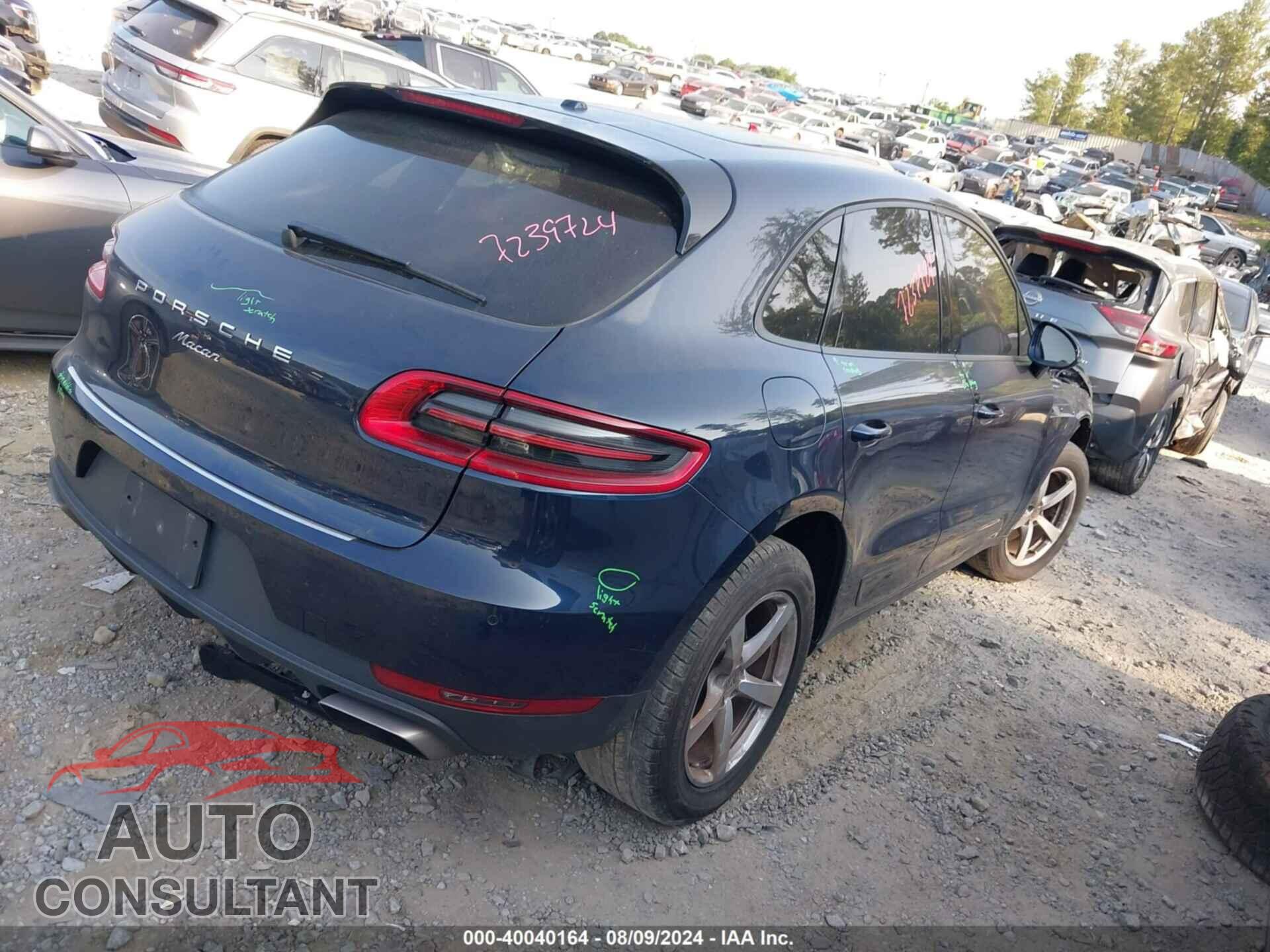 PORSCHE MACAN 2017 - WP1AA2A58HLB80912
