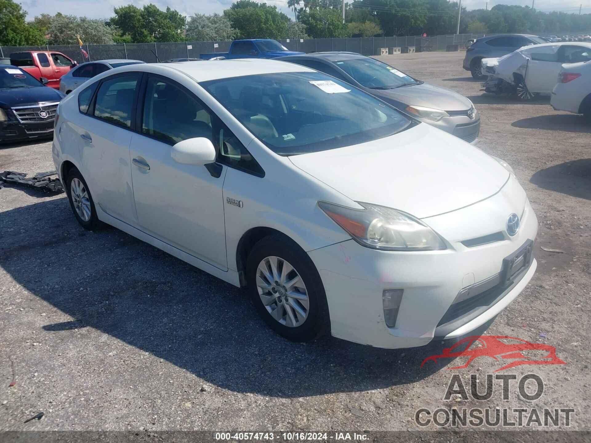 TOYOTA PRIUS PLUG-IN 2014 - JTDKN3DP4E3059383