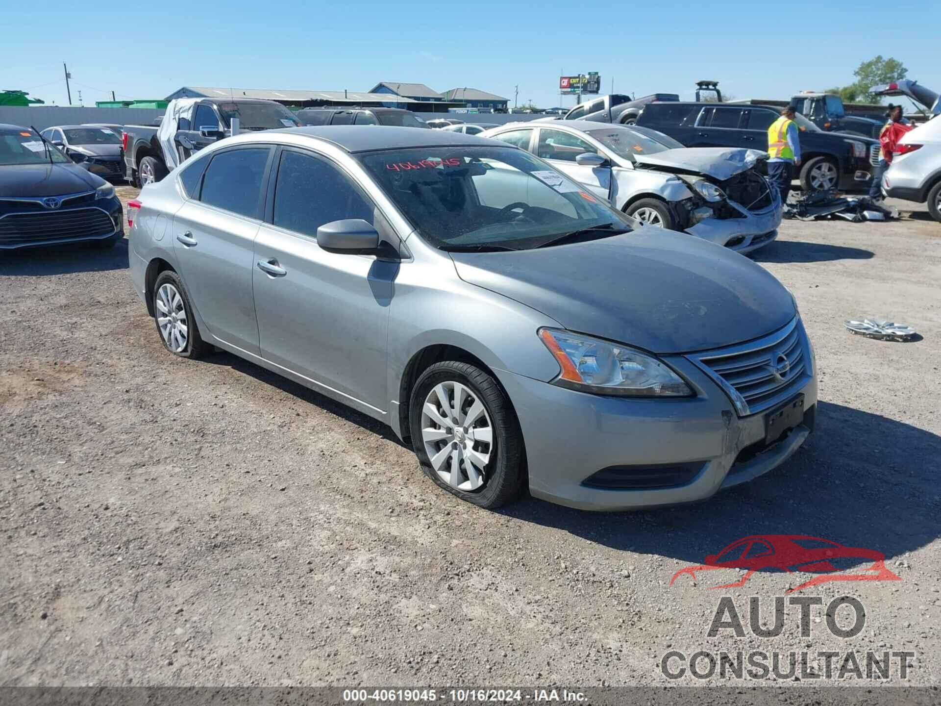 NISSAN SENTRA 2013 - 3N1AB7AP8DL726302