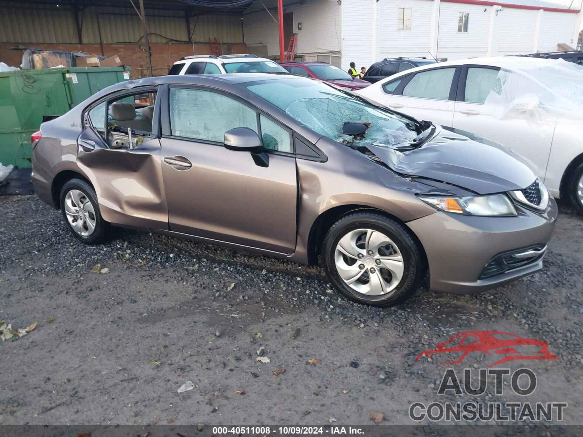 HONDA CIVIC 2013 - 19XFB2F5XDE089026