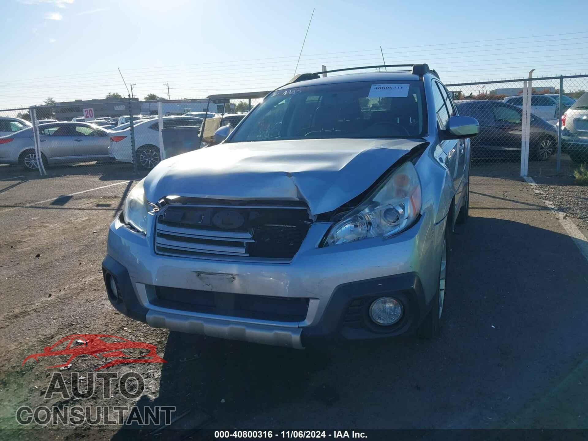 SUBARU OUTBACK 2013 - 4S4BRBLC5D3246834