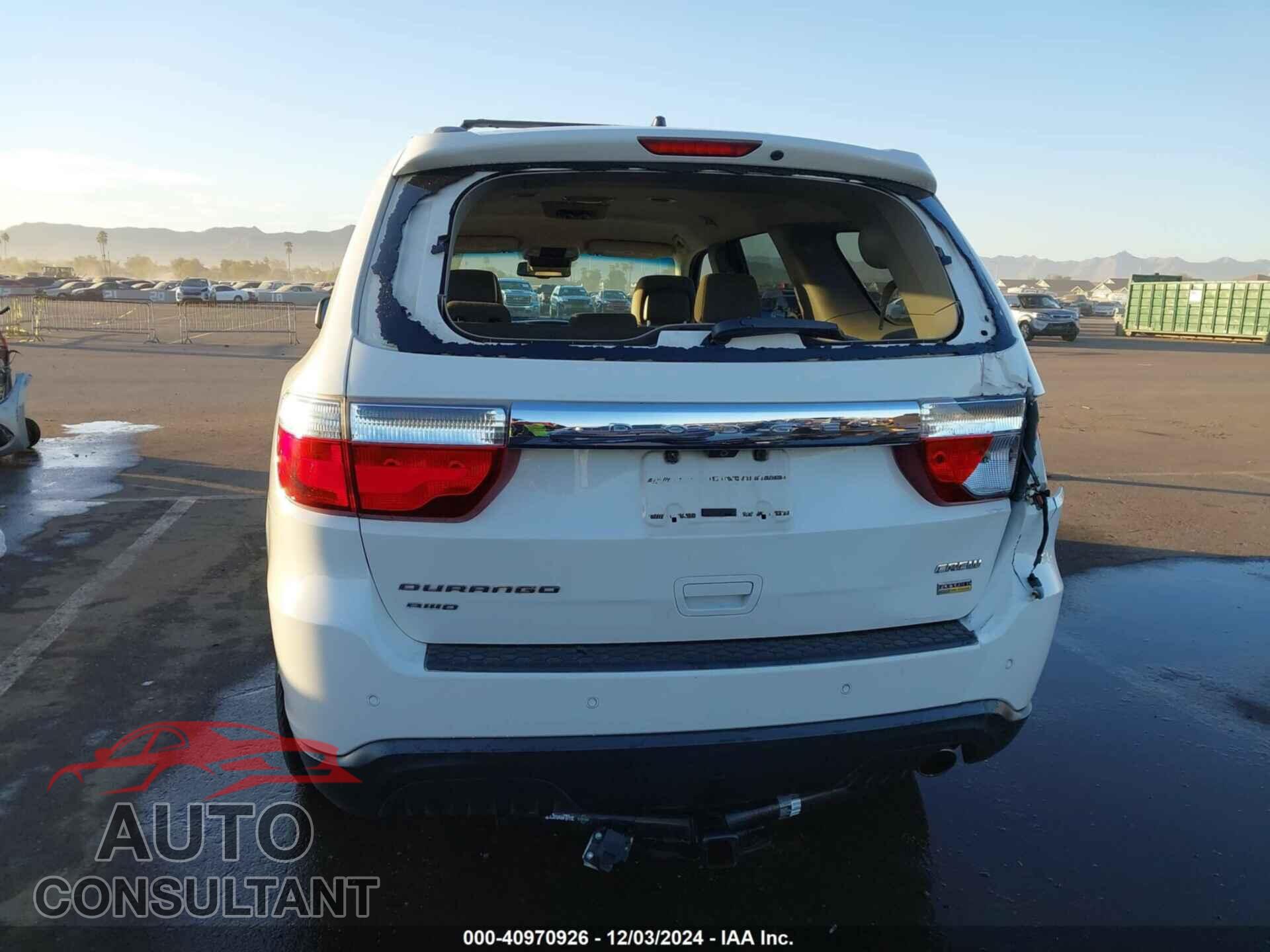 DODGE DURANGO 2012 - 1C4RDJDG2CC358602