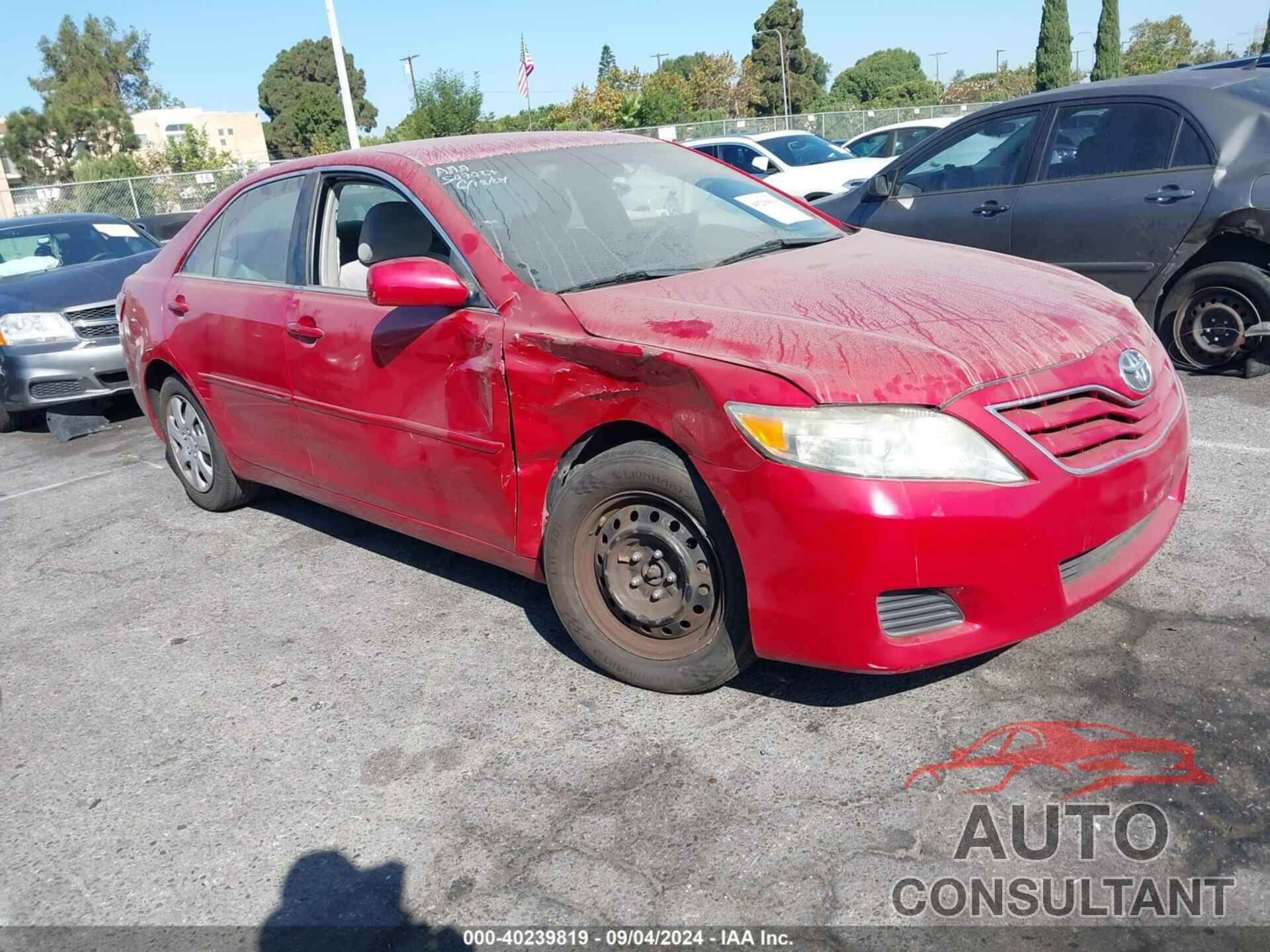 TOYOTA CAMRY 2010 - 4T1BF3EK9AU049884