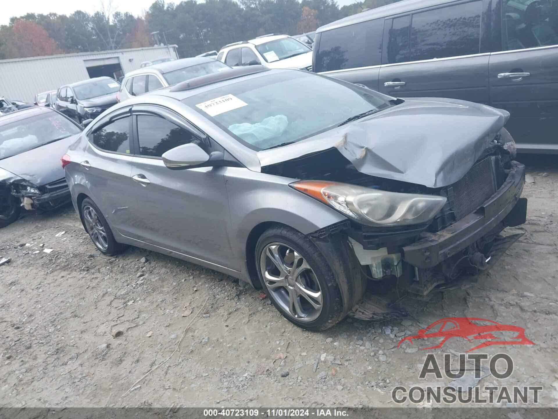 HYUNDAI ELANTRA 2013 - KMHDH4AE6DU525618