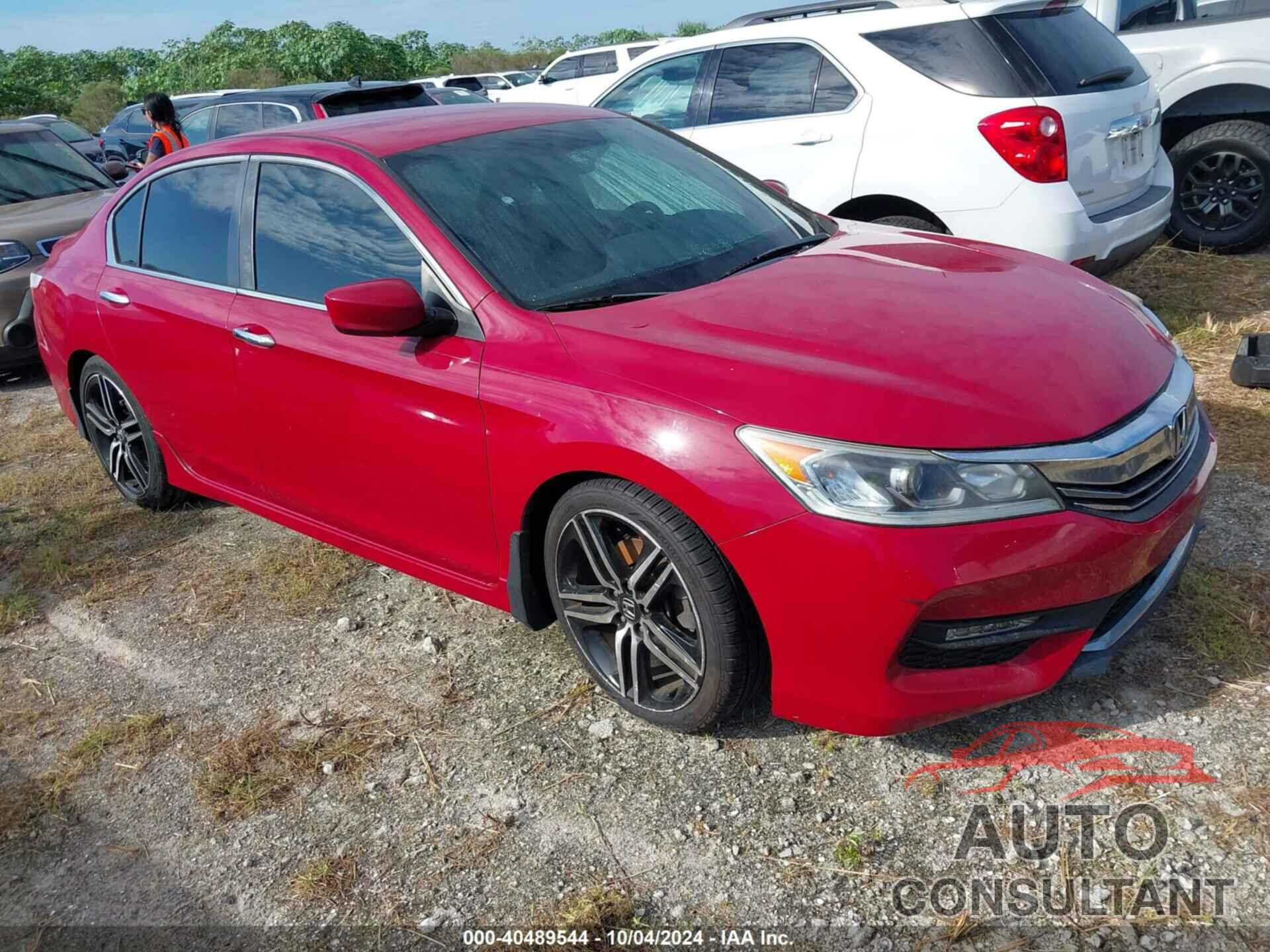 HONDA ACCORD 2017 - 1HGCR2F14HA176958