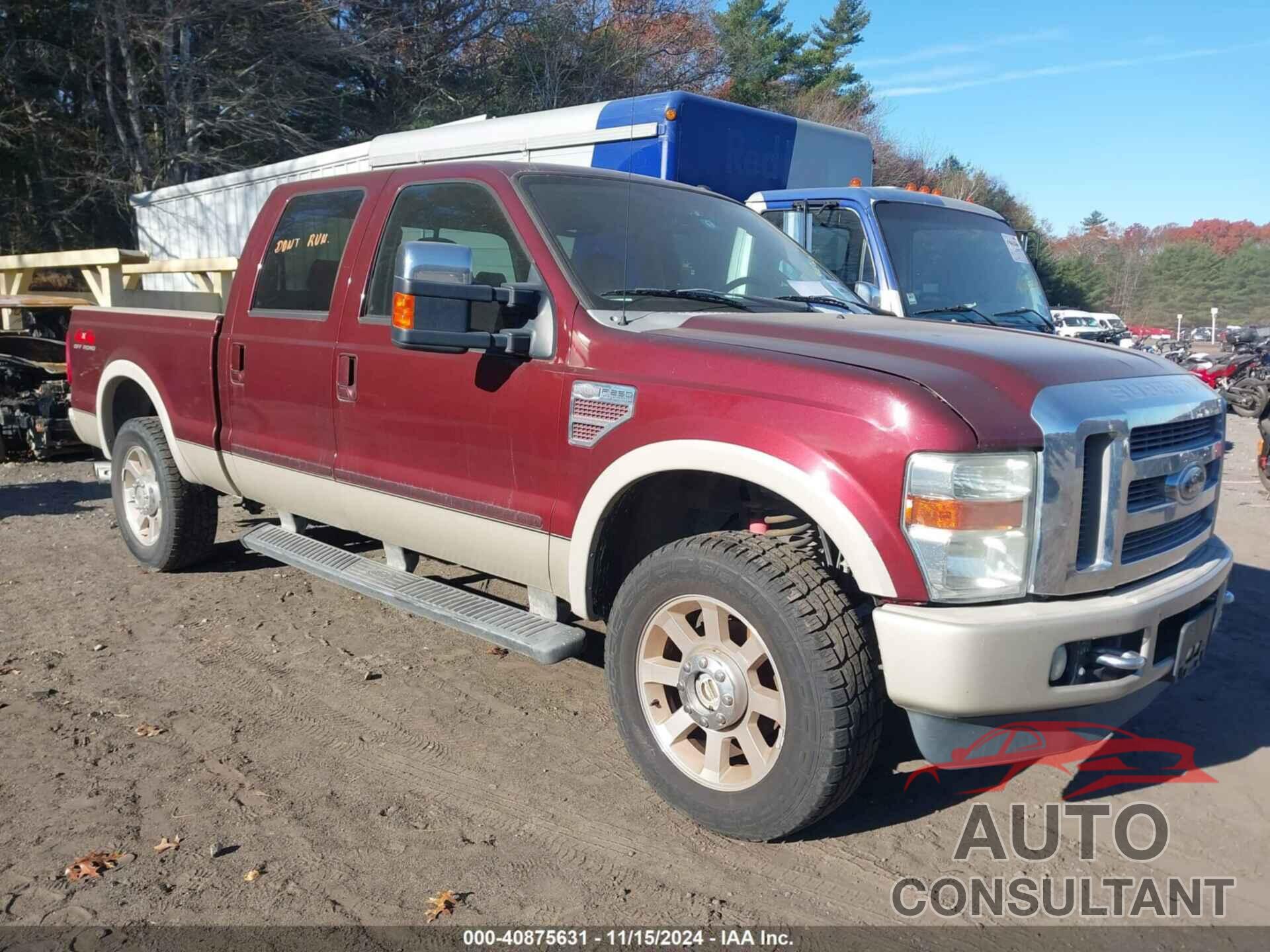 FORD F-250 2009 - 1FTSW21R39EA58295