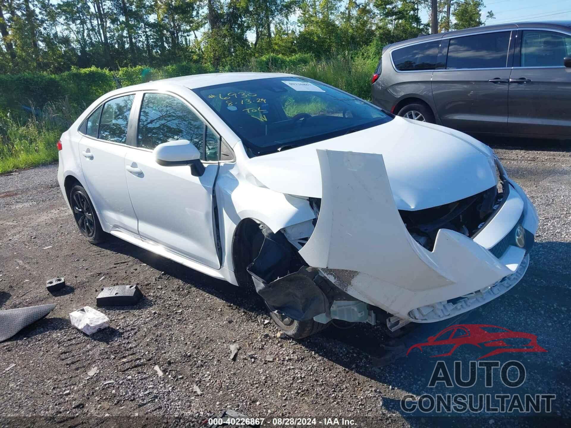 TOYOTA COROLLA 2020 - 5YFEPRAE0LP110847