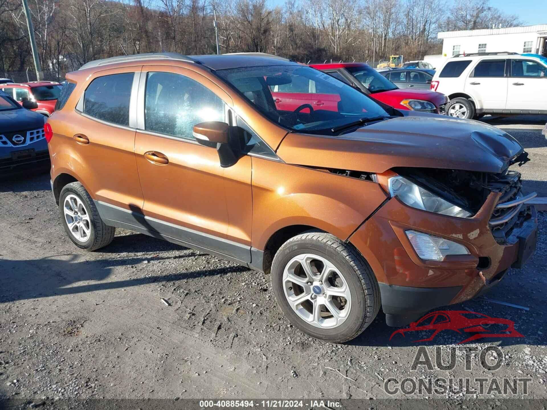 FORD ECOSPORT 2019 - MAJ3S2GE7KC262089