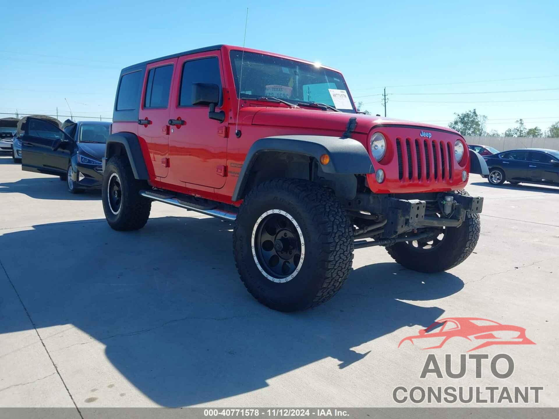 JEEP WRANGLER UNLIMITED 2016 - 1C4HJWDG6GL232850