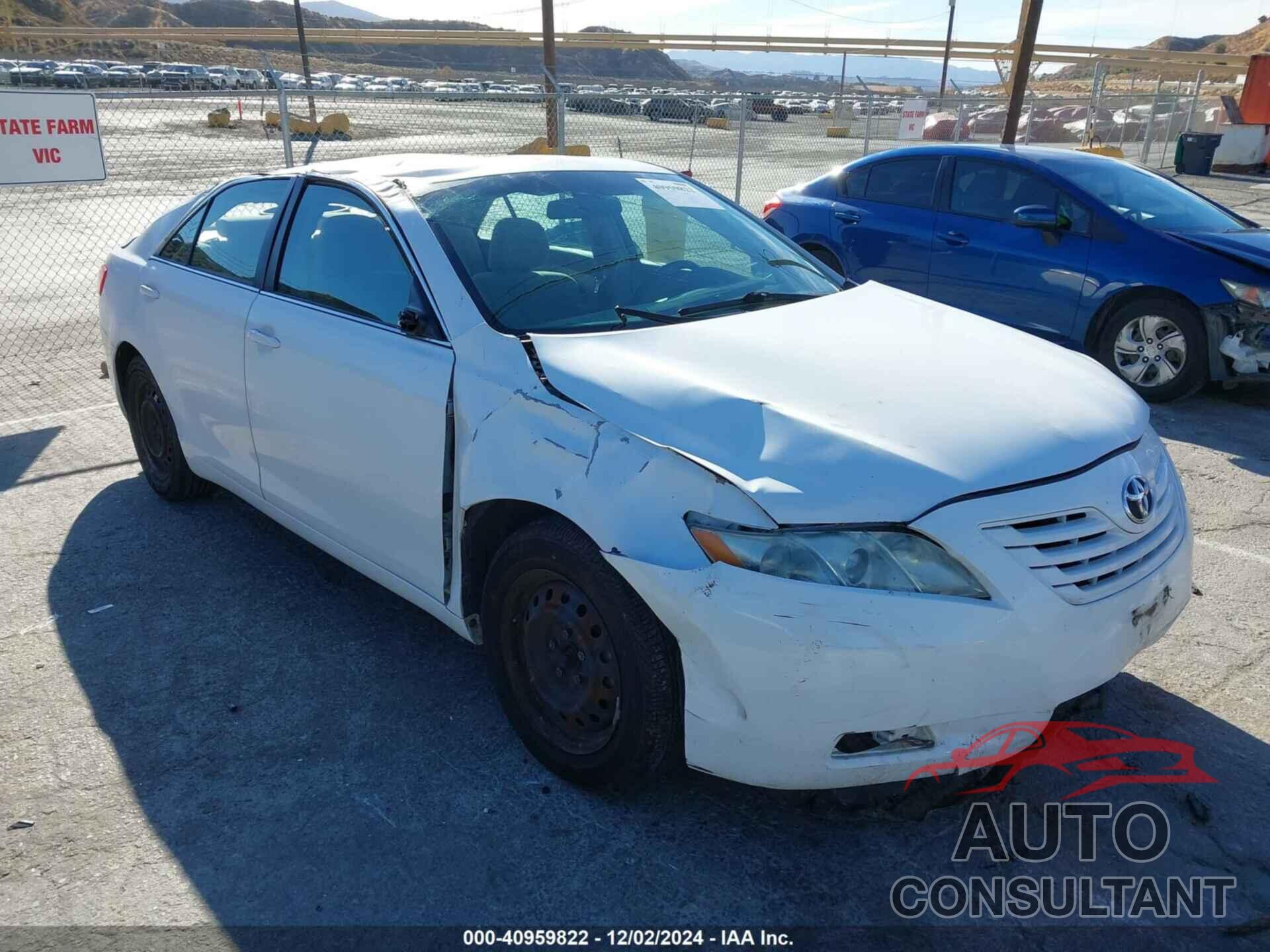 TOYOTA CAMRY 2009 - 4T4BE46KX9R057646