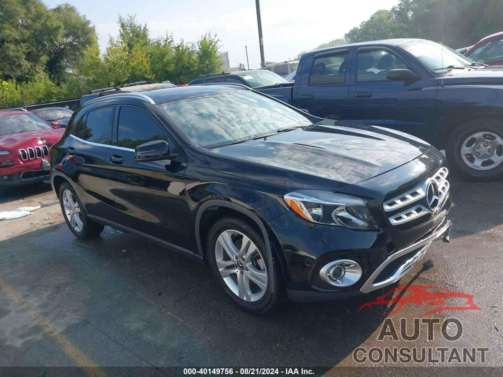 MERCEDES-BENZ GLA 250 2018 - WDCTG4EB3JJ506230