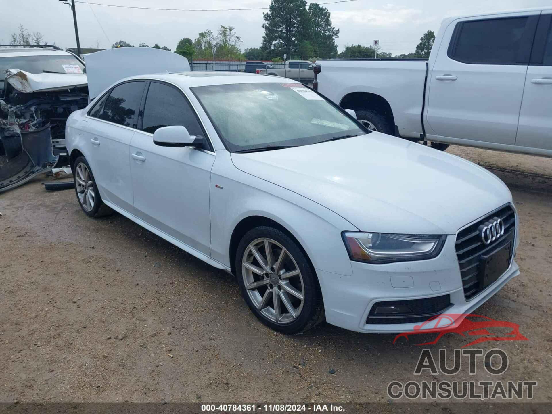 AUDI A4 2014 - WAUEFAFL6EN023415