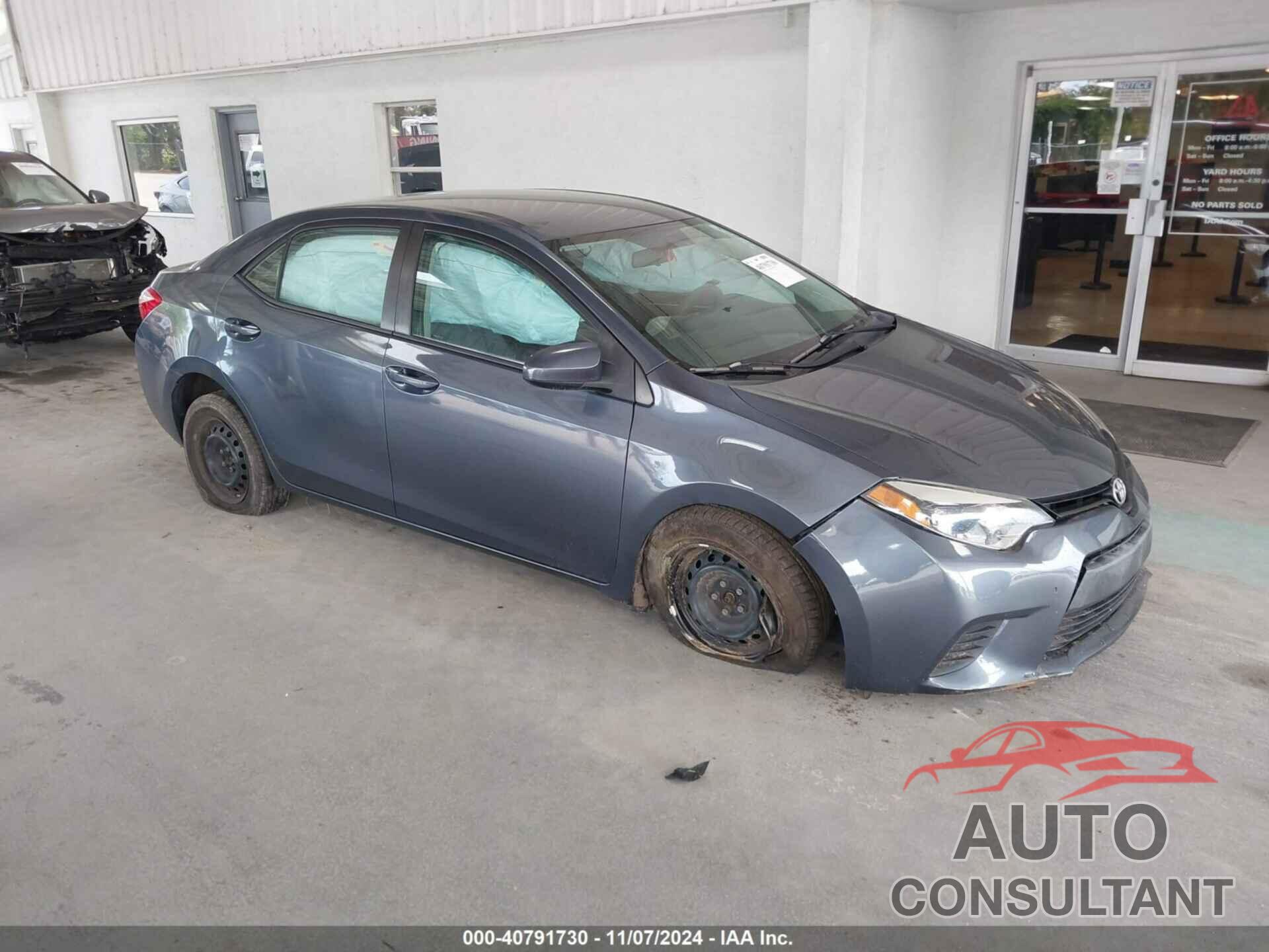 TOYOTA COROLLA 2014 - 5YFBURHE4EP108457