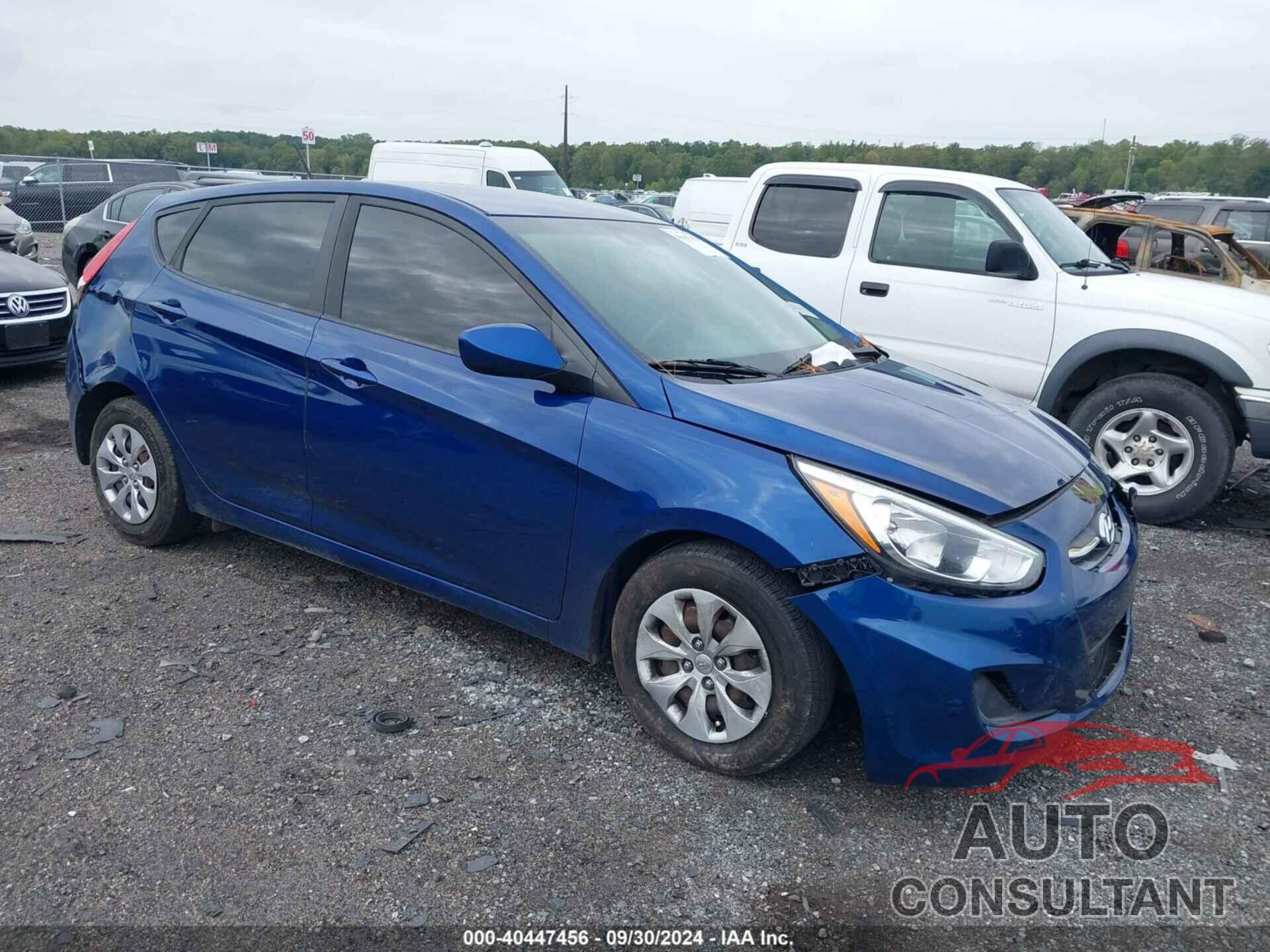 HYUNDAI ACCENT 2017 - KMHCT5AE4HU316724