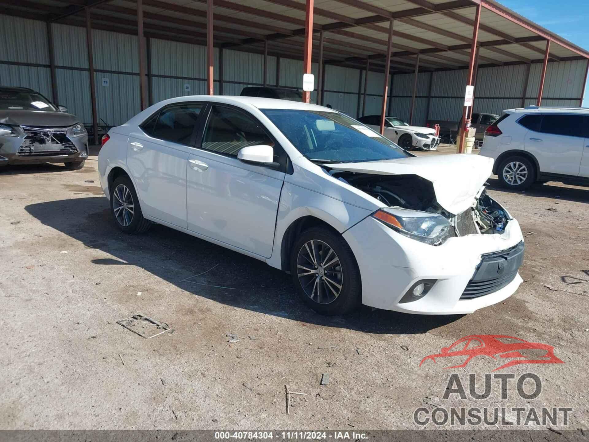 TOYOTA COROLLA 2016 - 5YFBURHE1GP448586