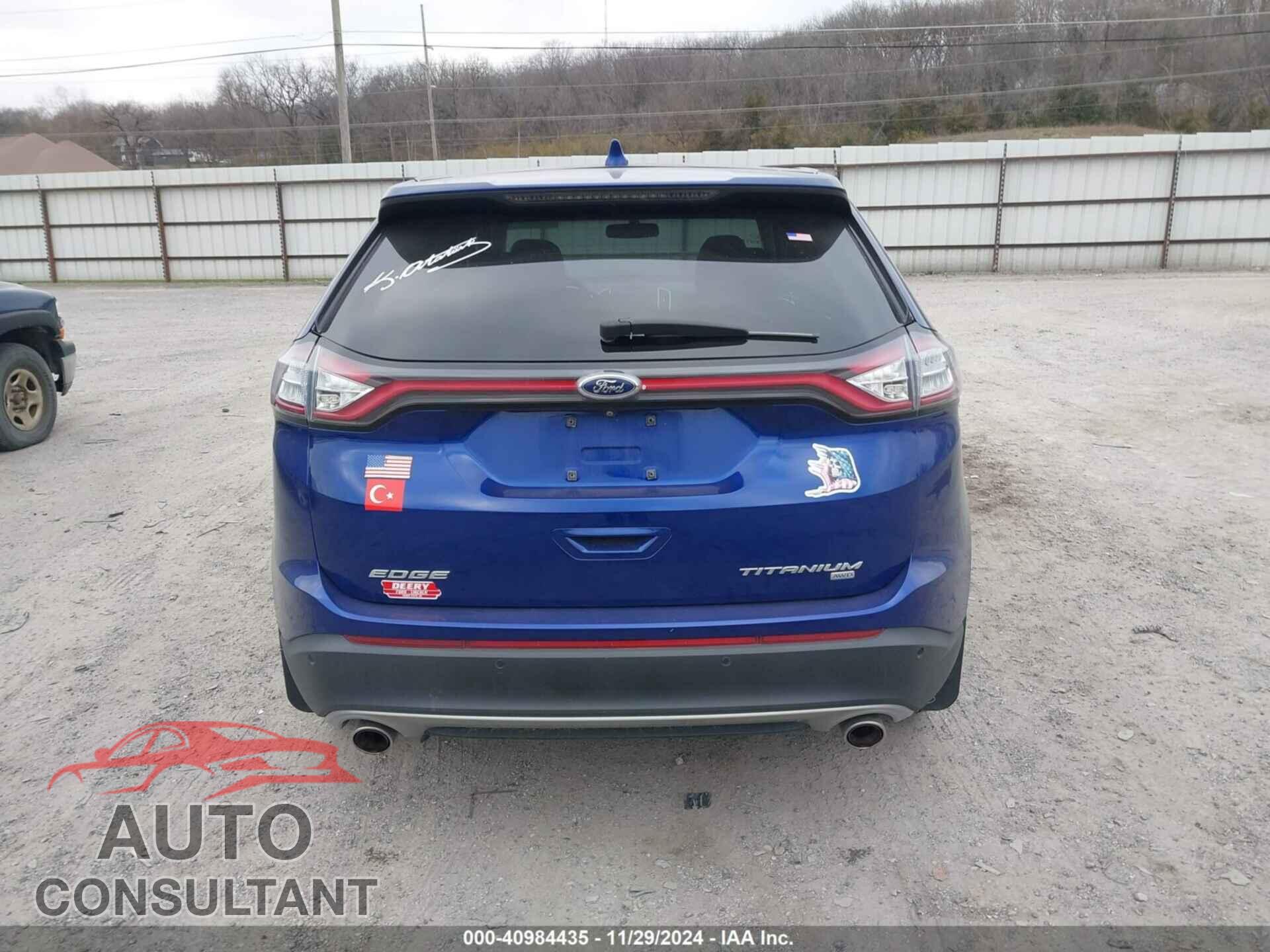 FORD EDGE 2015 - 2FMPK4K87FBB00862