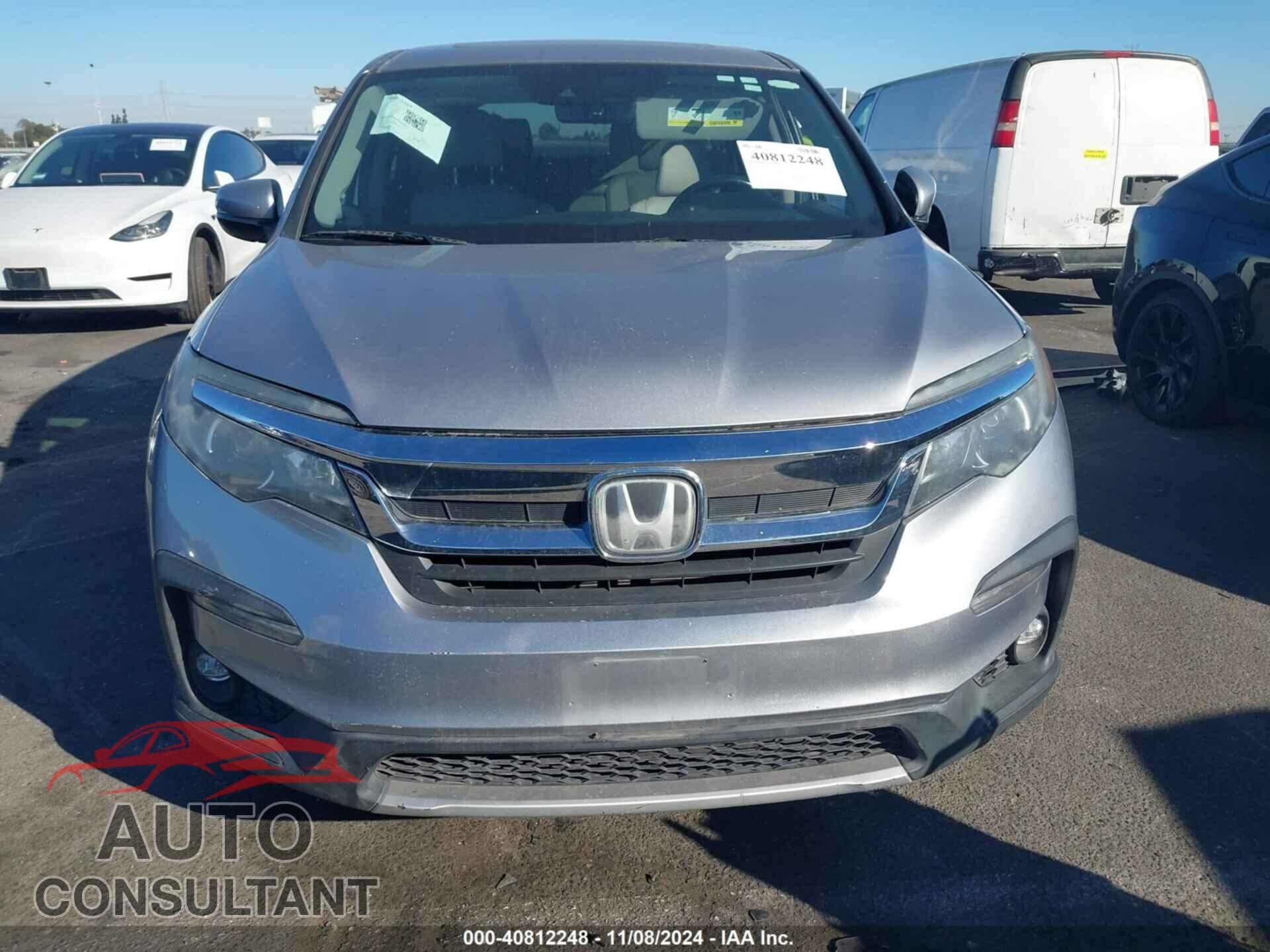 HONDA PILOT 2019 - 5FNYF5H5XKB031467