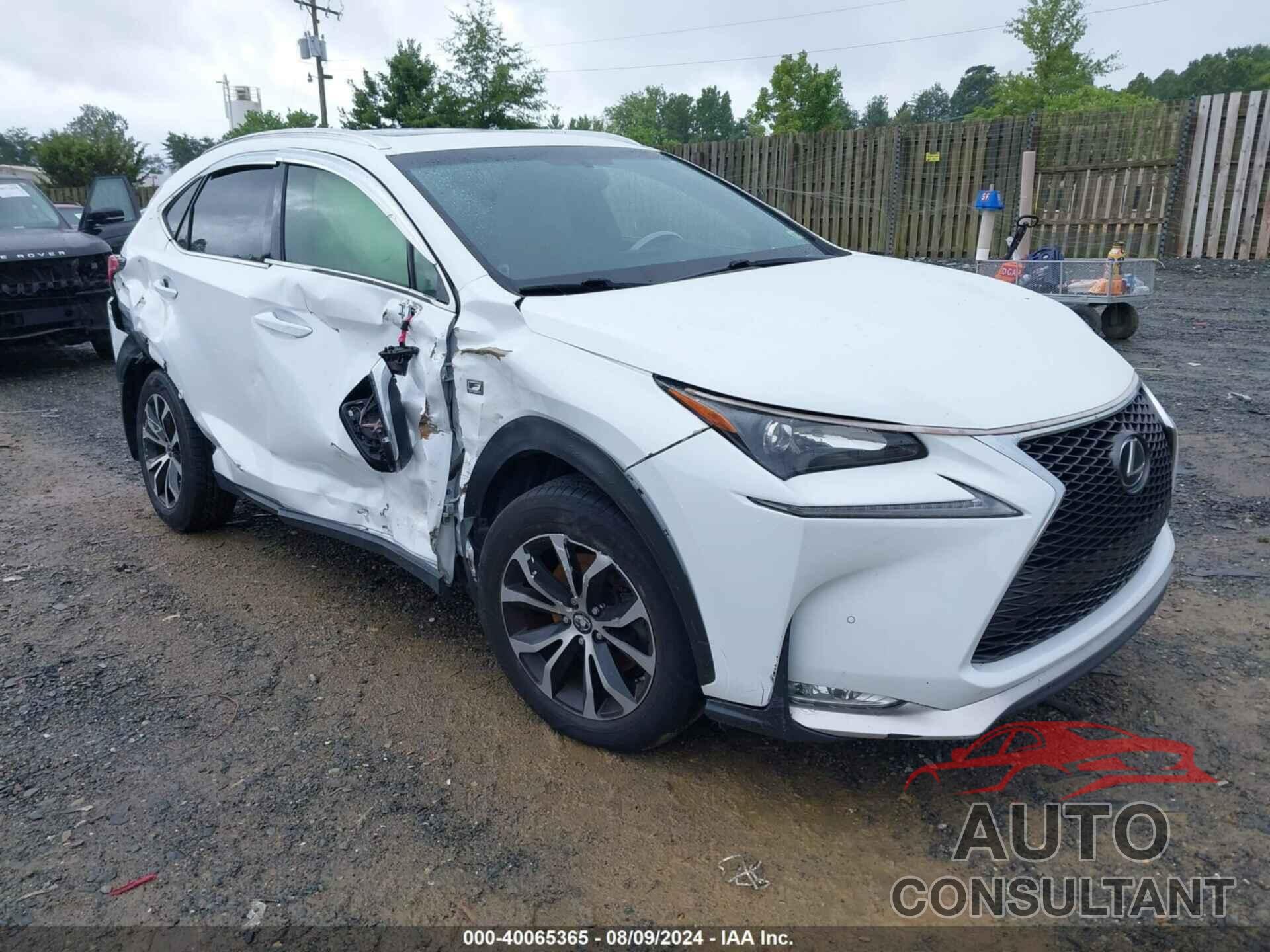 LEXUS NX 200T 2017 - JTJBARBZ7H2110210