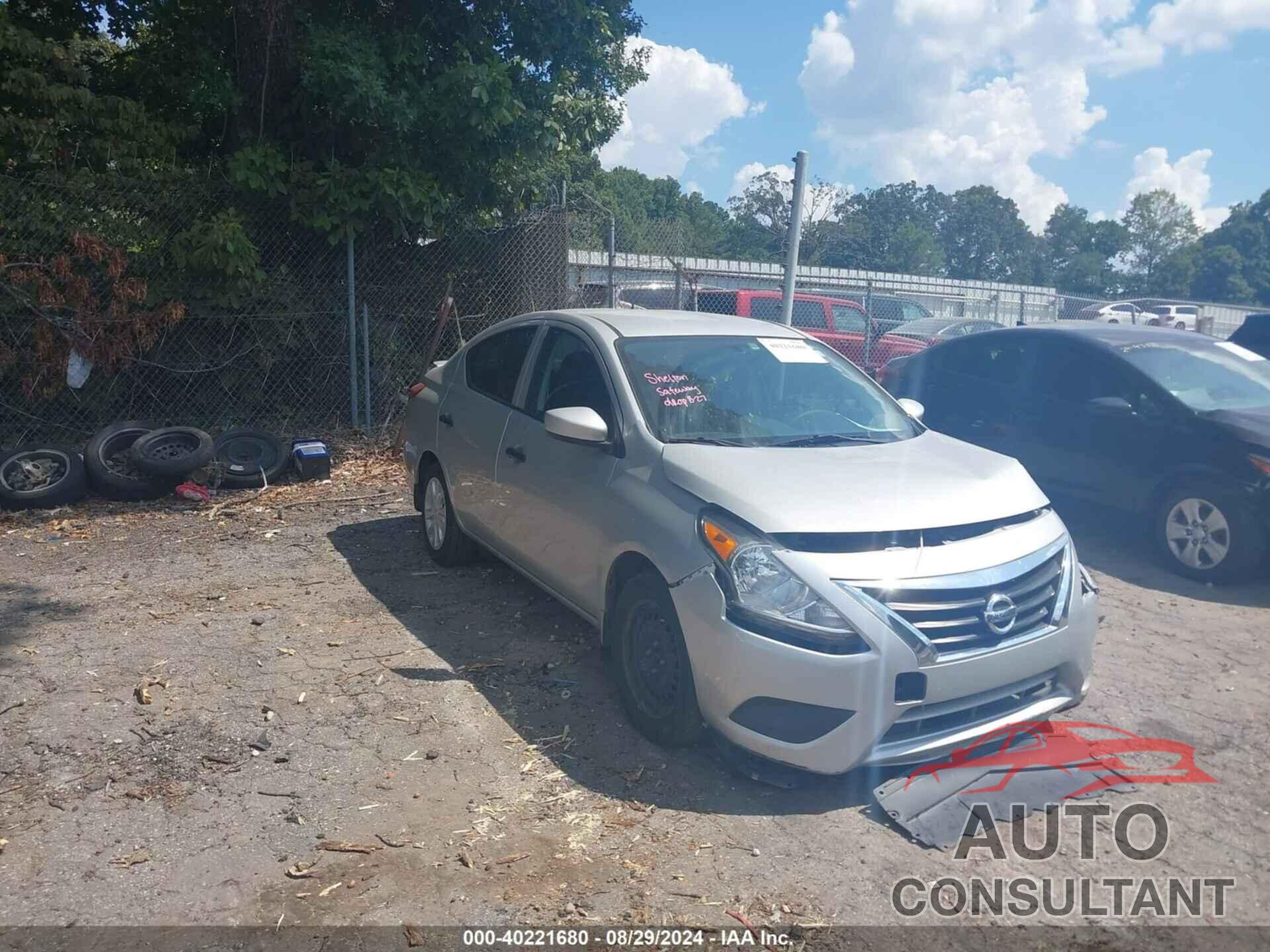 NISSAN VERSA 2019 - 3N1CN7AP6KL809501