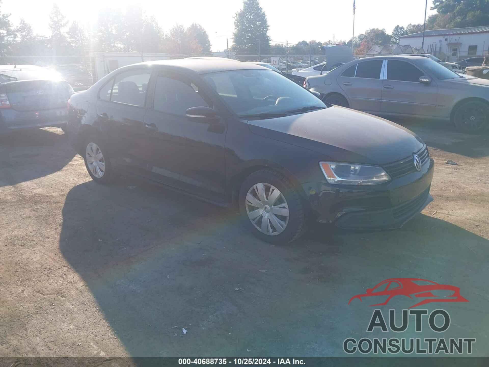 VOLKSWAGEN JETTA 2012 - 3VWDP7AJ1CM325302
