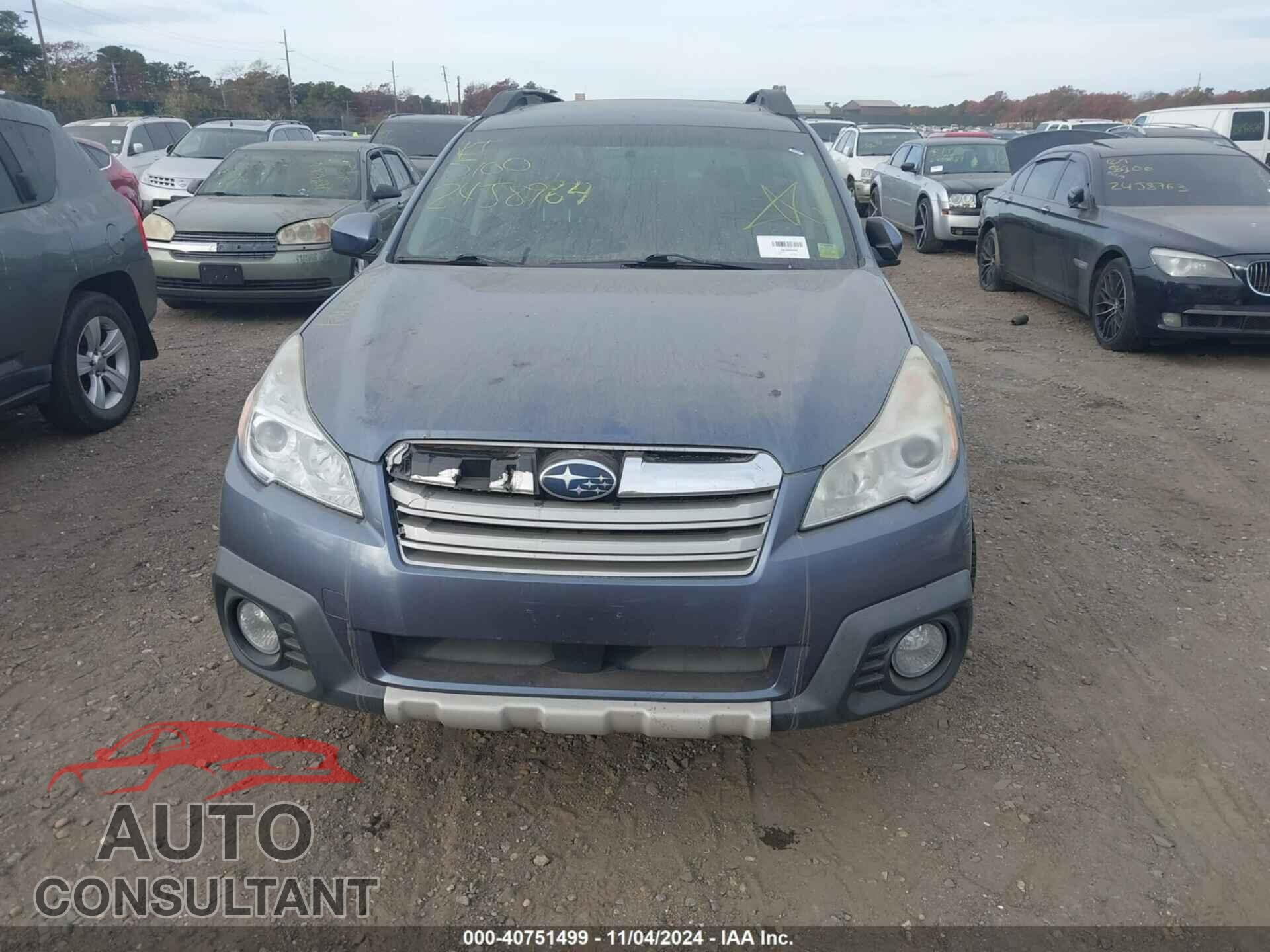 SUBARU OUTBACK 2014 - 4S4BRBLC3E3314680