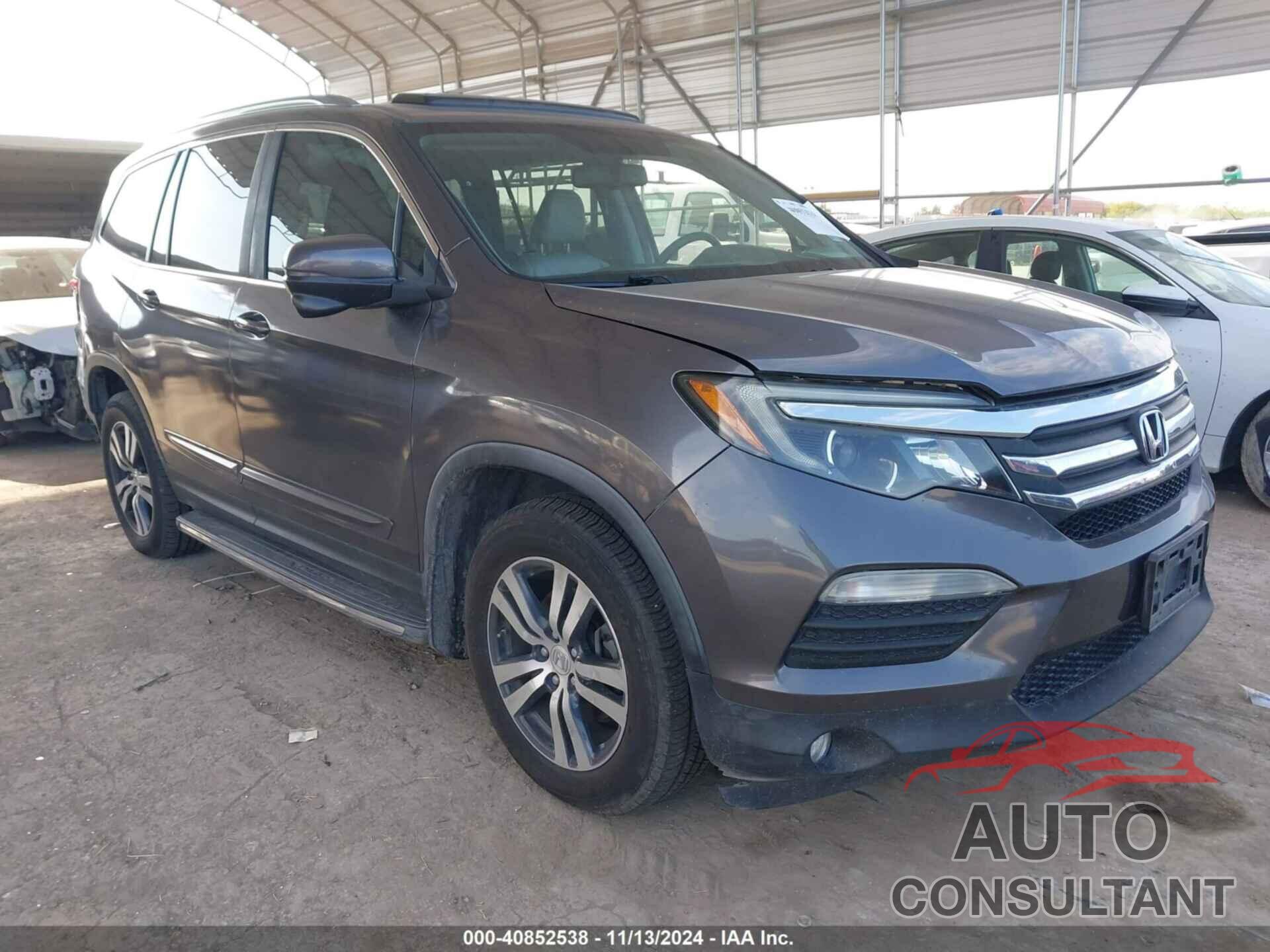 HONDA PILOT 2016 - 5FNYF6H86GB074145