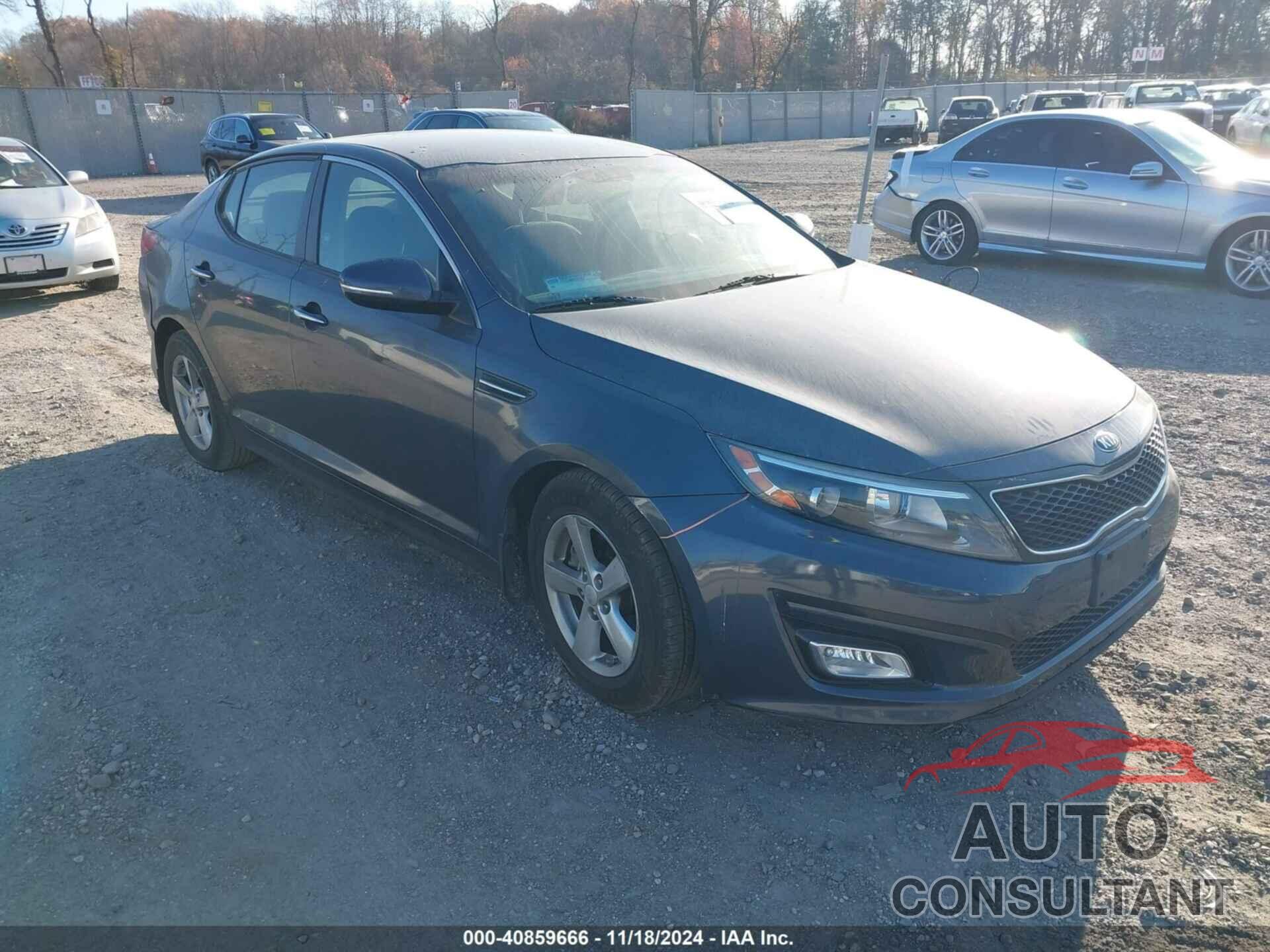 KIA OPTIMA 2015 - KNAGM4A78F5562338