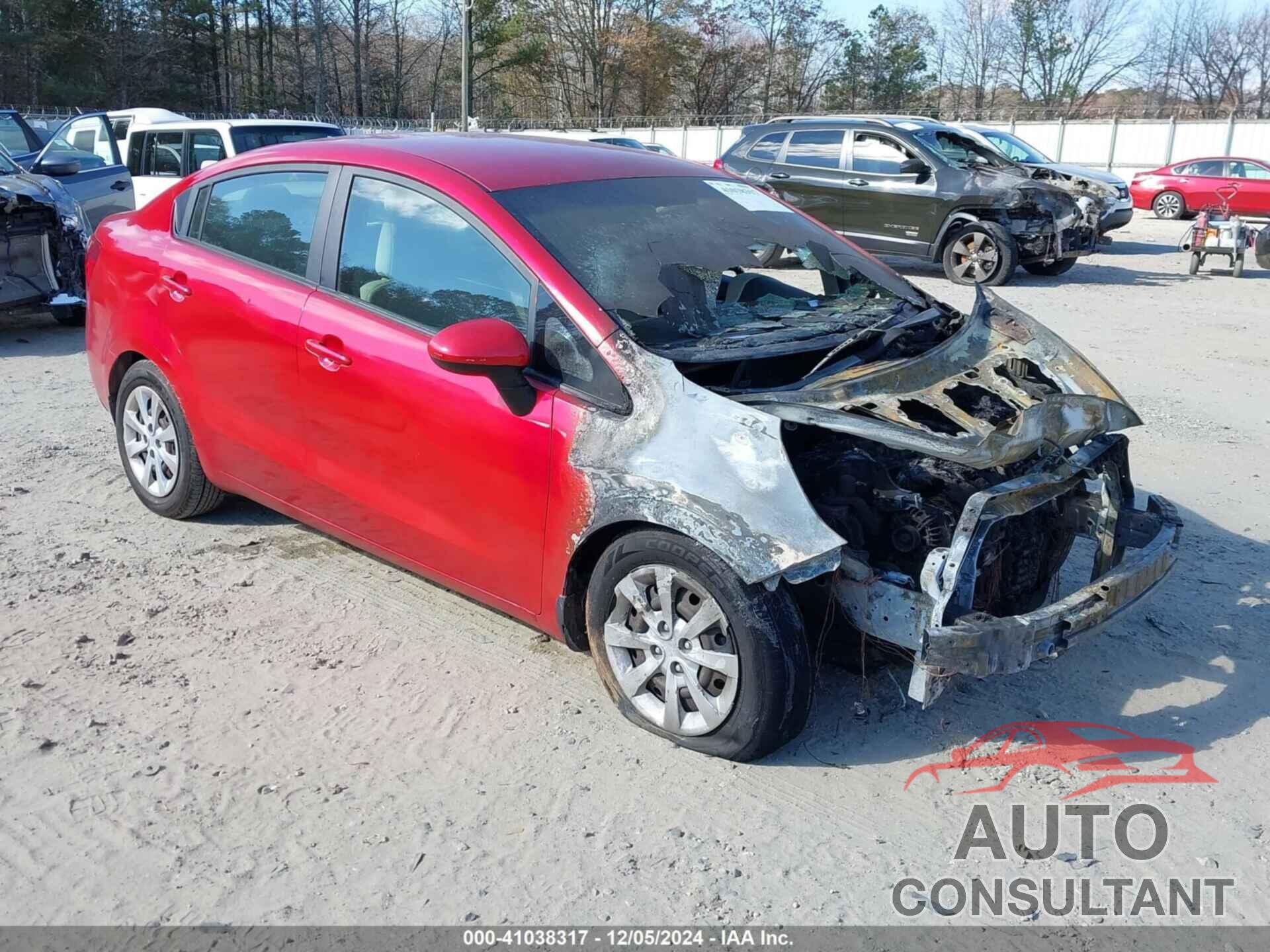 KIA RIO 2013 - KNADN4A35D6303827