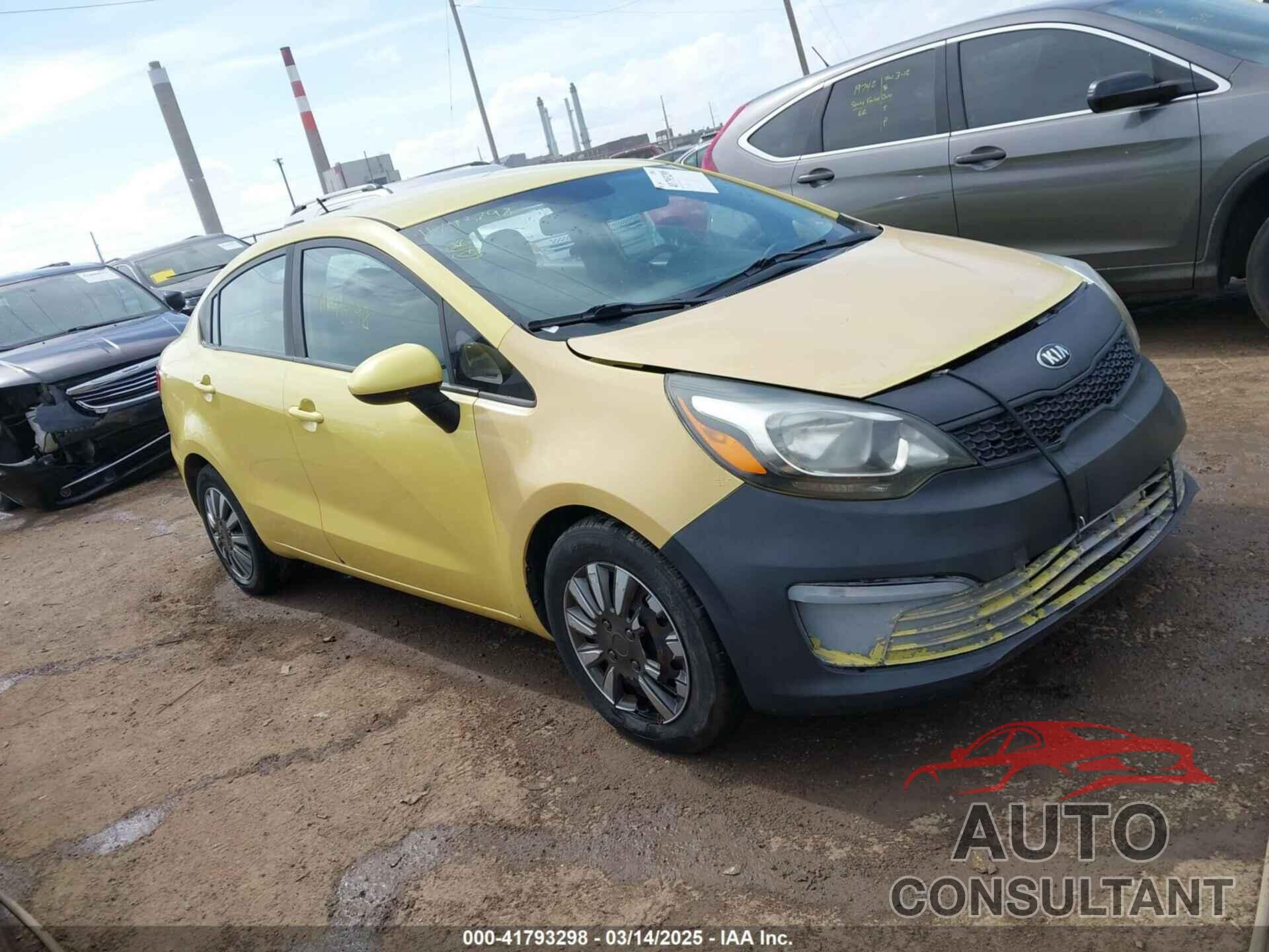 KIA RIO 2016 - KNADM4A35G6563474