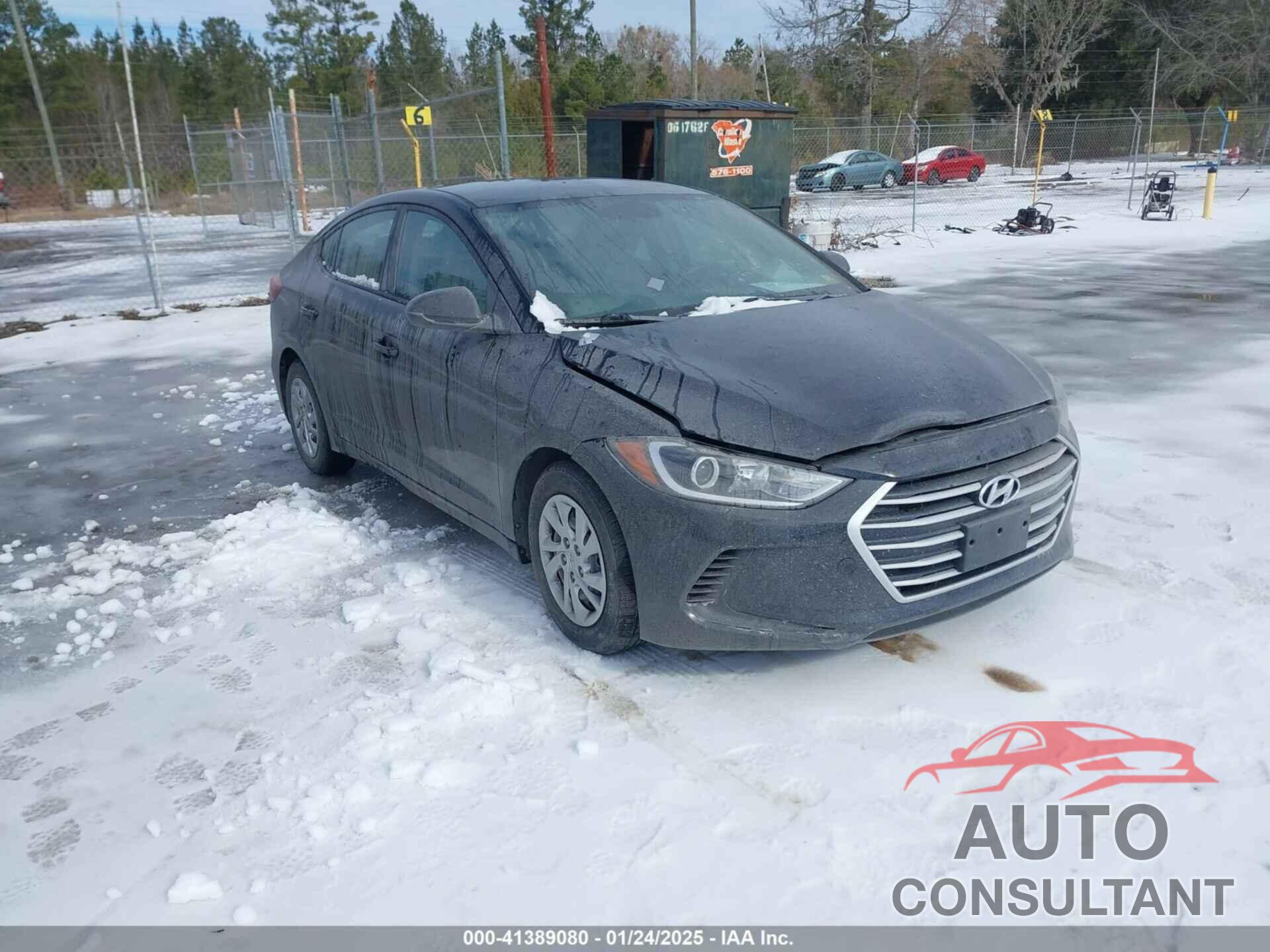 HYUNDAI ELANTRA 2017 - KMHD74LF8HU338332