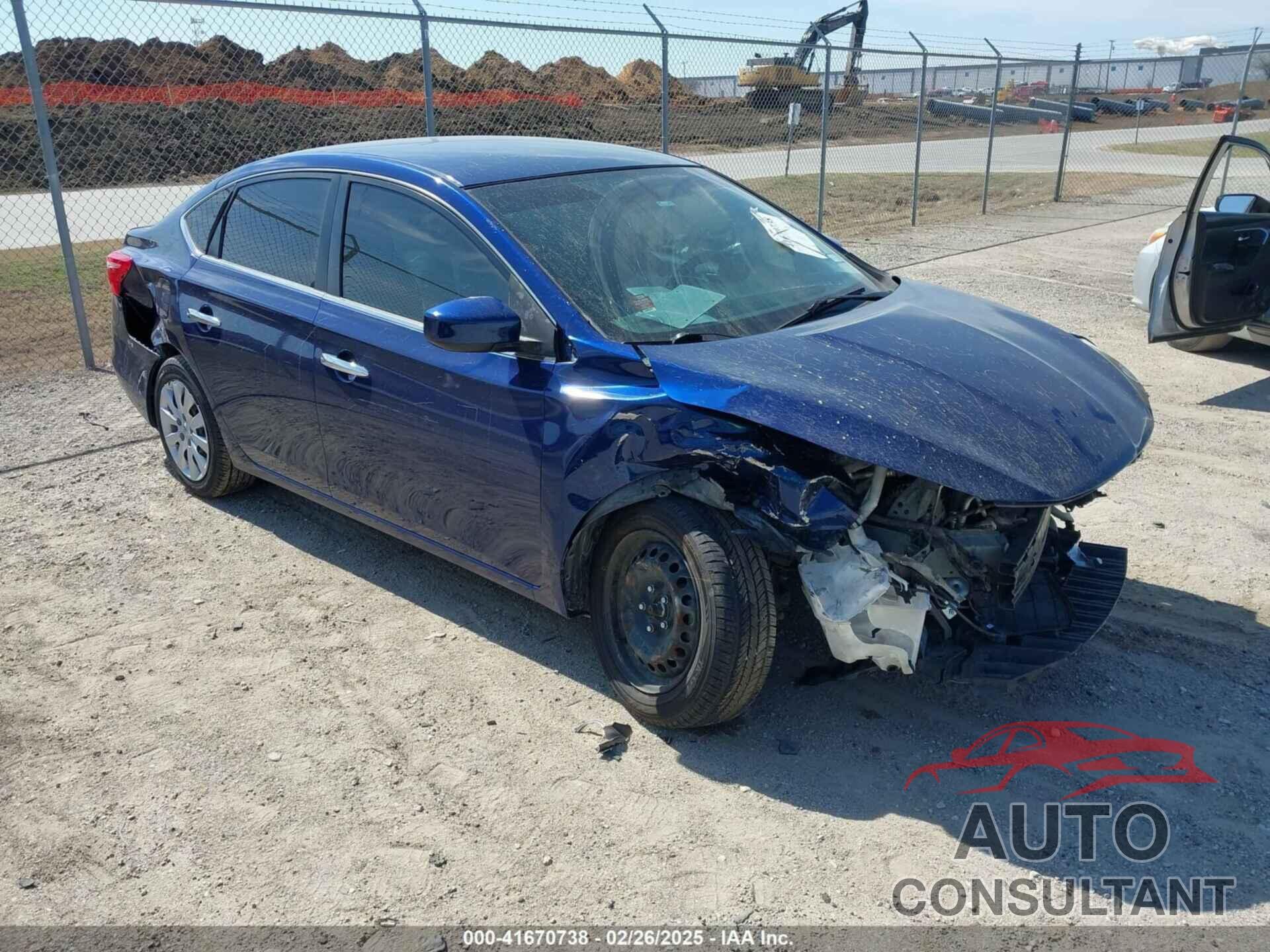 NISSAN SENTRA 2018 - 3N1AB7AP9JY283589