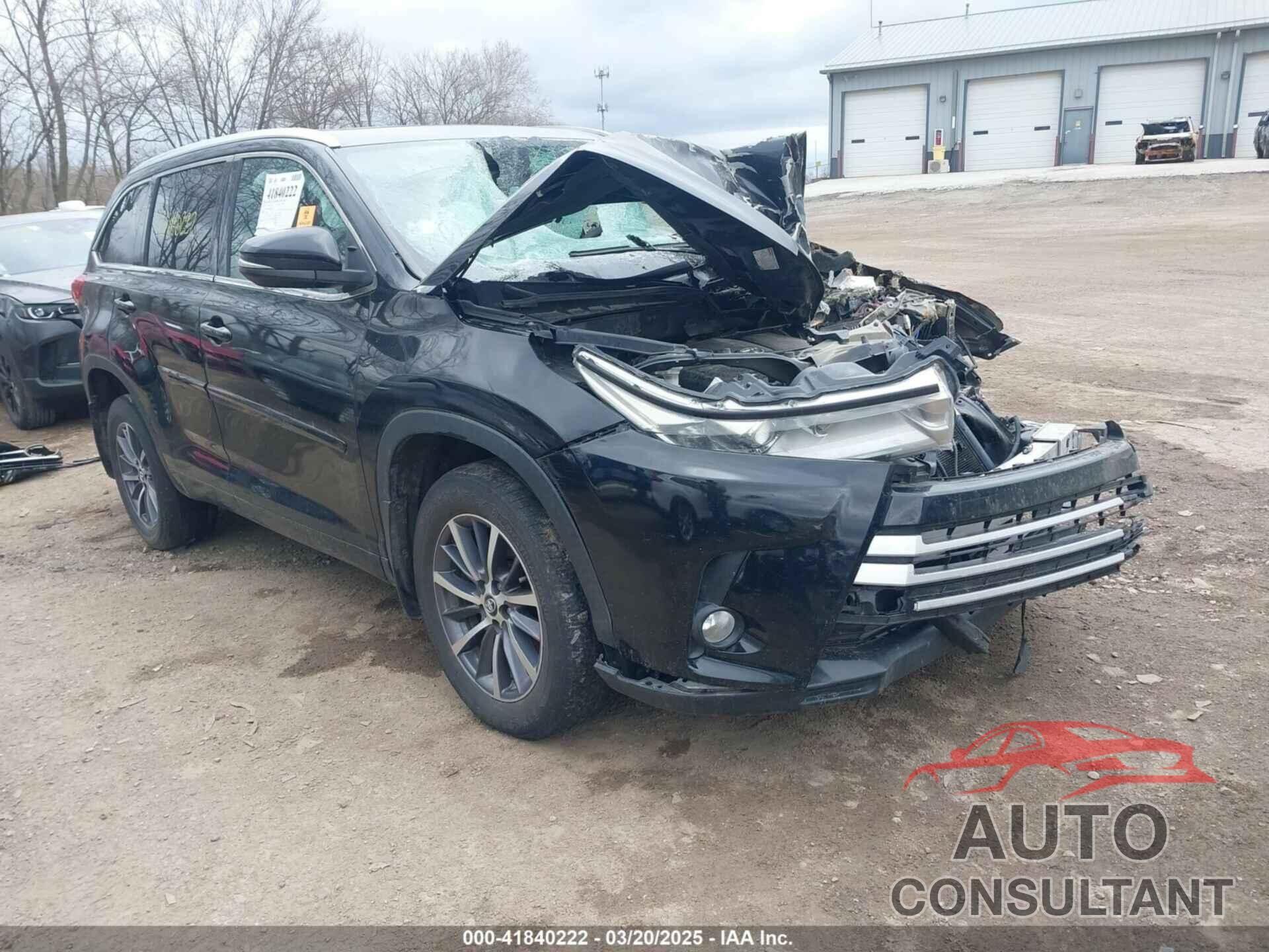 TOYOTA HIGHLANDER 2017 - 5TDJZRFH3HS442906