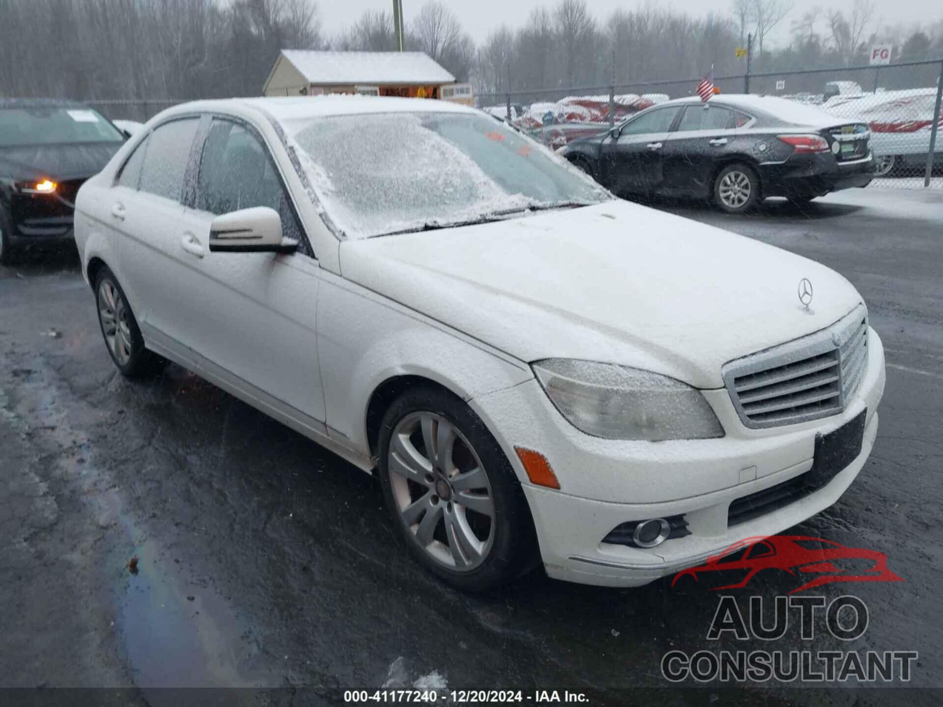 MERCEDES-BENZ C-CLASS 2010 - WDDGF8BB3AR092847