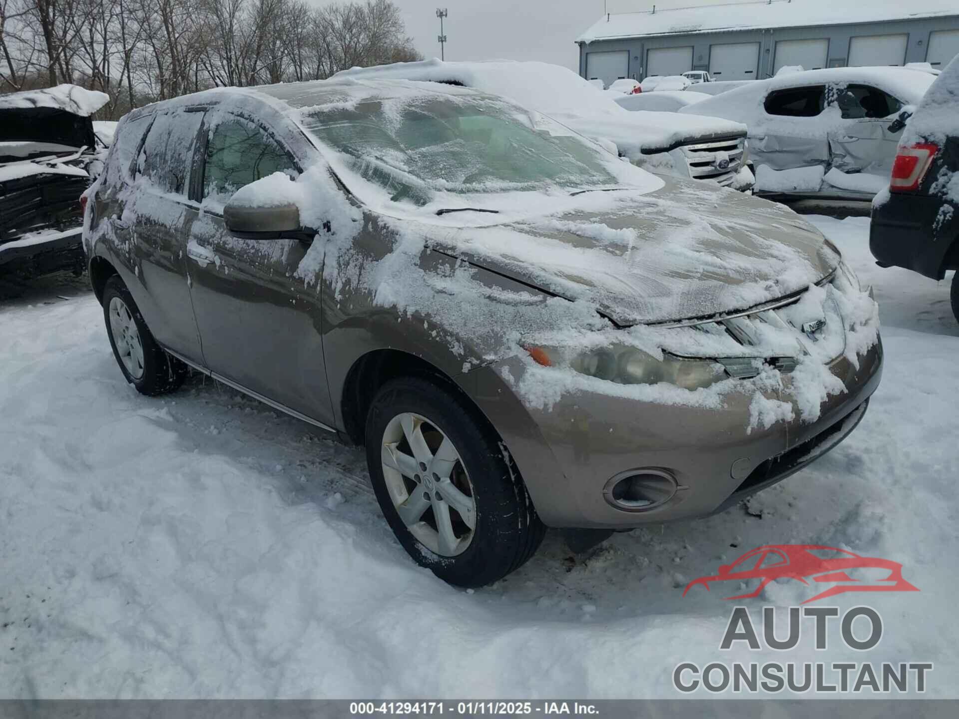 NISSAN MURANO 2010 - JN8AZ1MU4AW008117