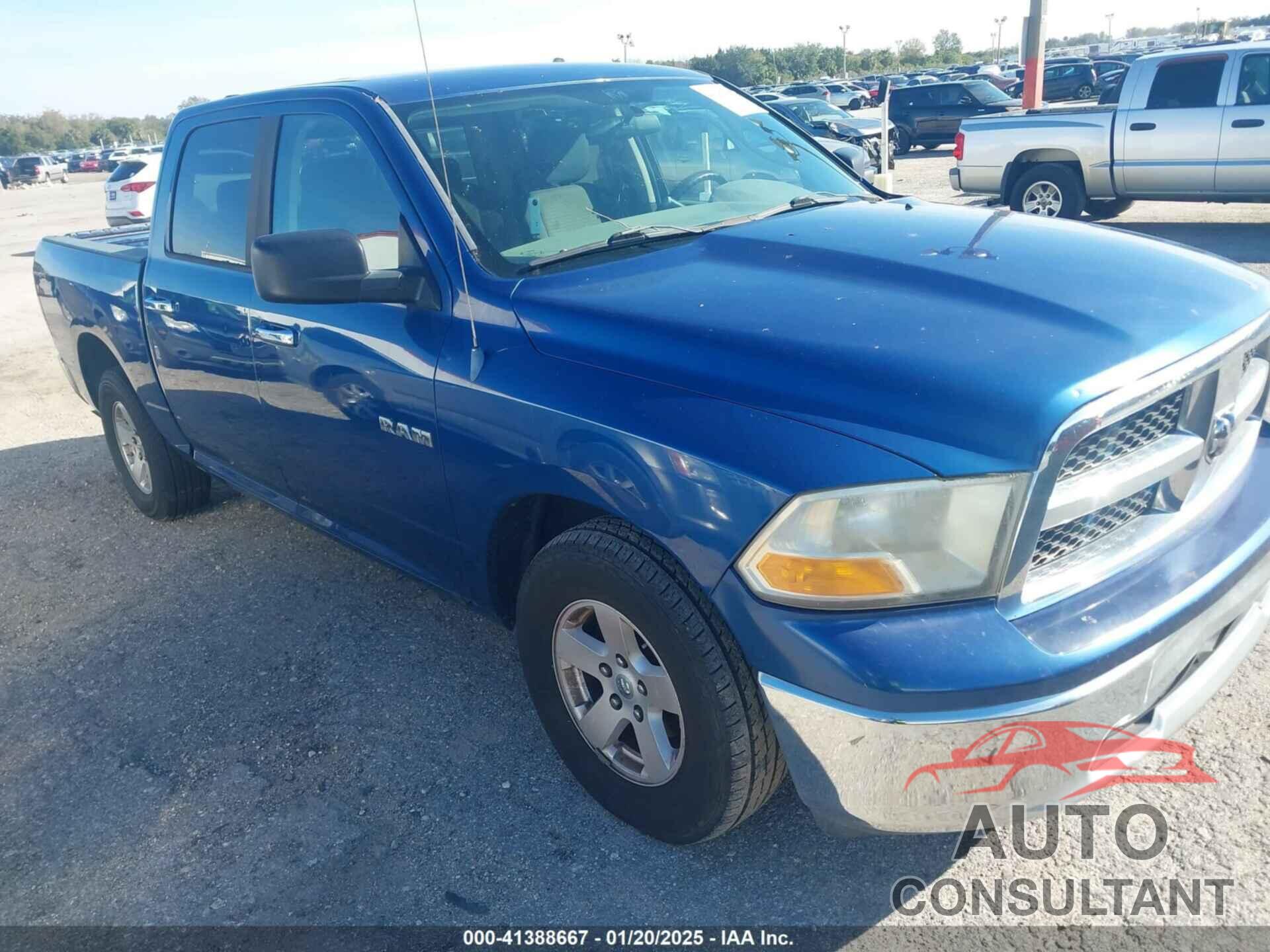 DODGE RAM 1500 2009 - 1D3HB13P89S782116