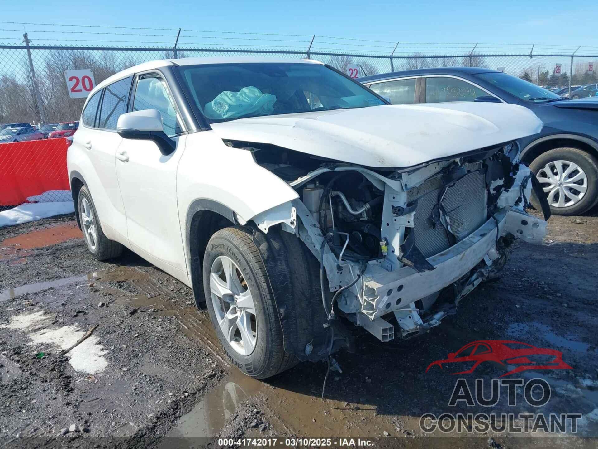 TOYOTA HIGHLANDER 2021 - 5TDCZRBH0MS134102