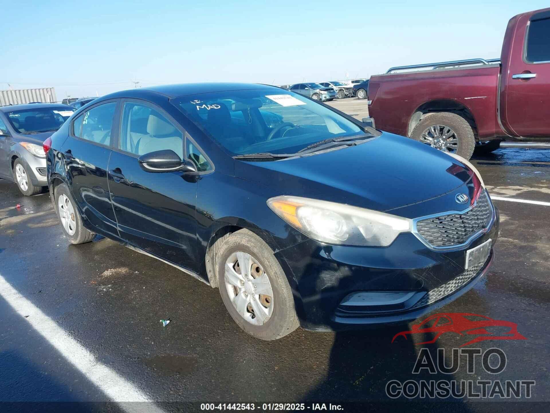 KIA FORTE 2015 - KNAFK4A62F5323067