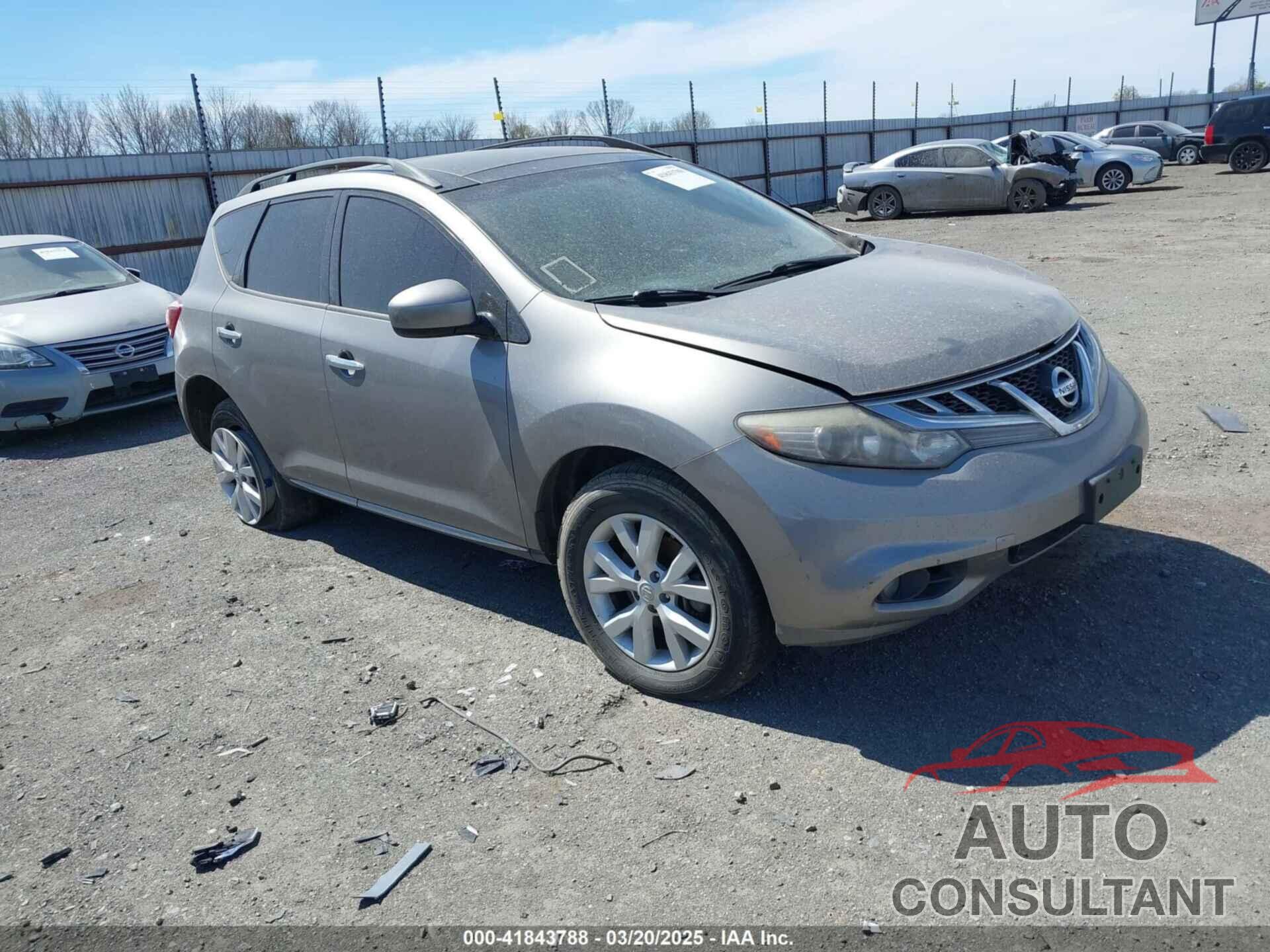 NISSAN MURANO 2011 - JN8AZ1MW3BW150607
