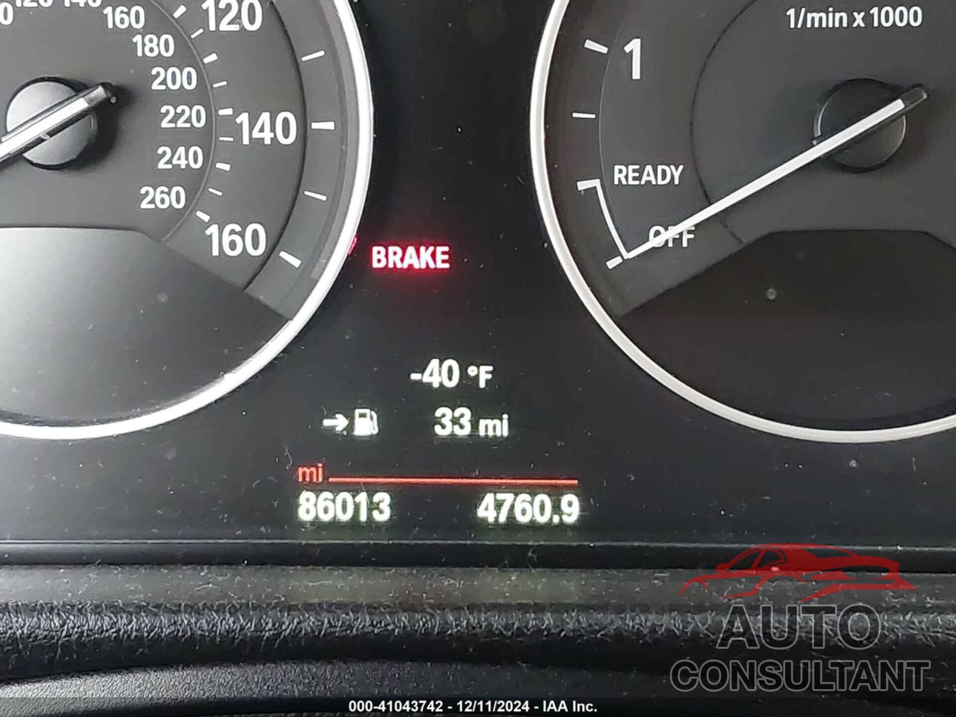BMW 328I 2015 - WBA3C1C51FK122314