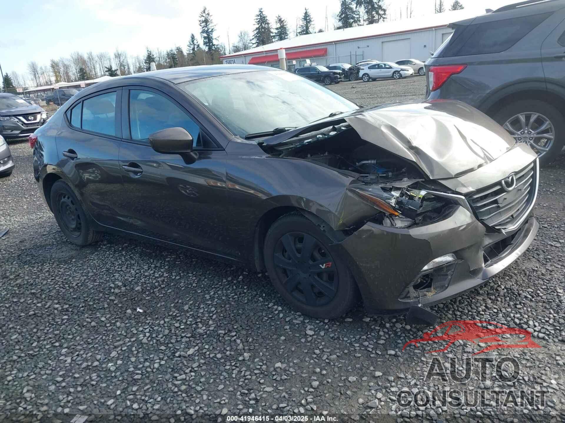 MAZDA MAZDA3 2016 - JM1BM1T7XG1298654